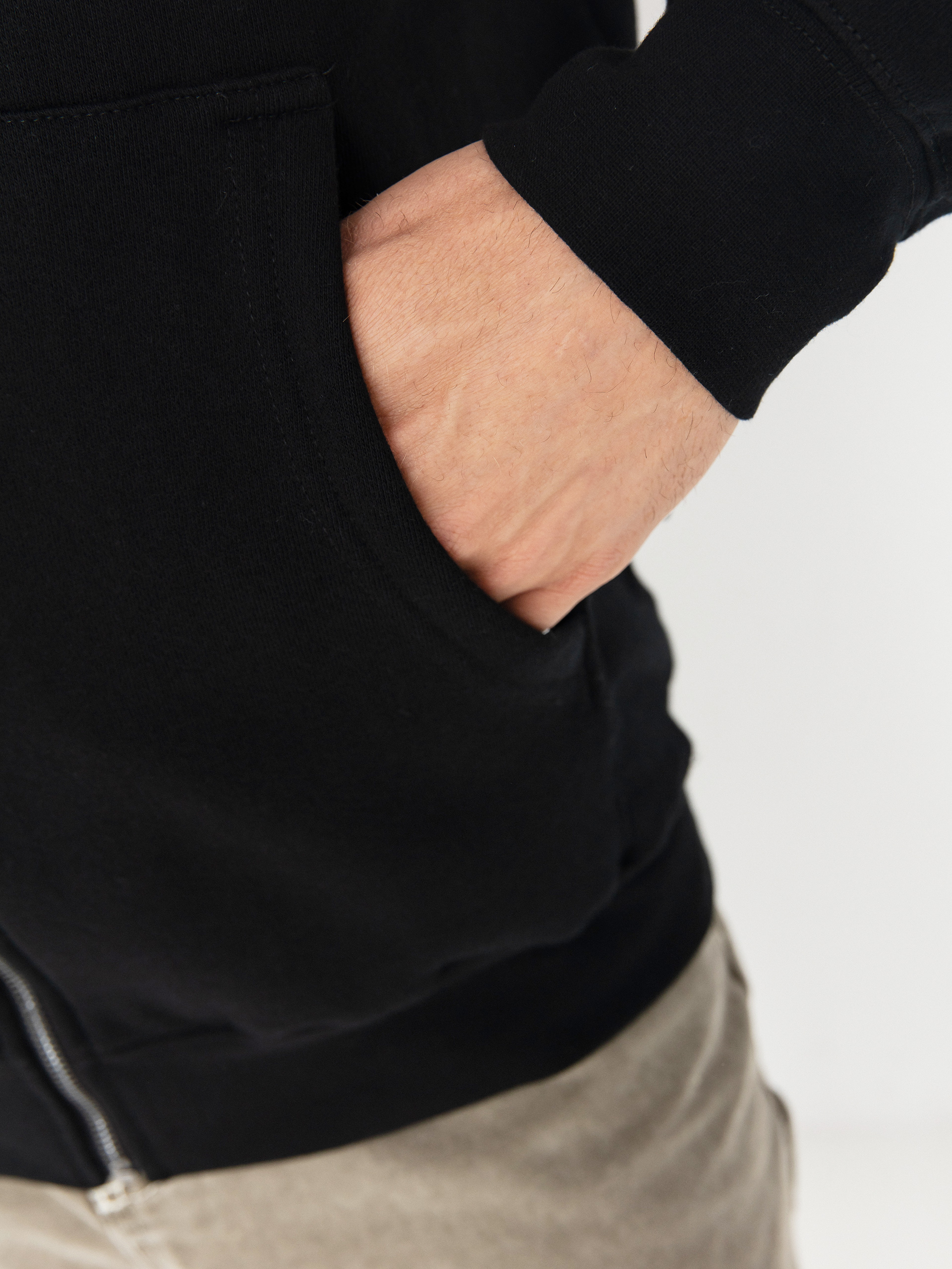 Bluza z kapturem Spitfire Flames Script ZHD (black)