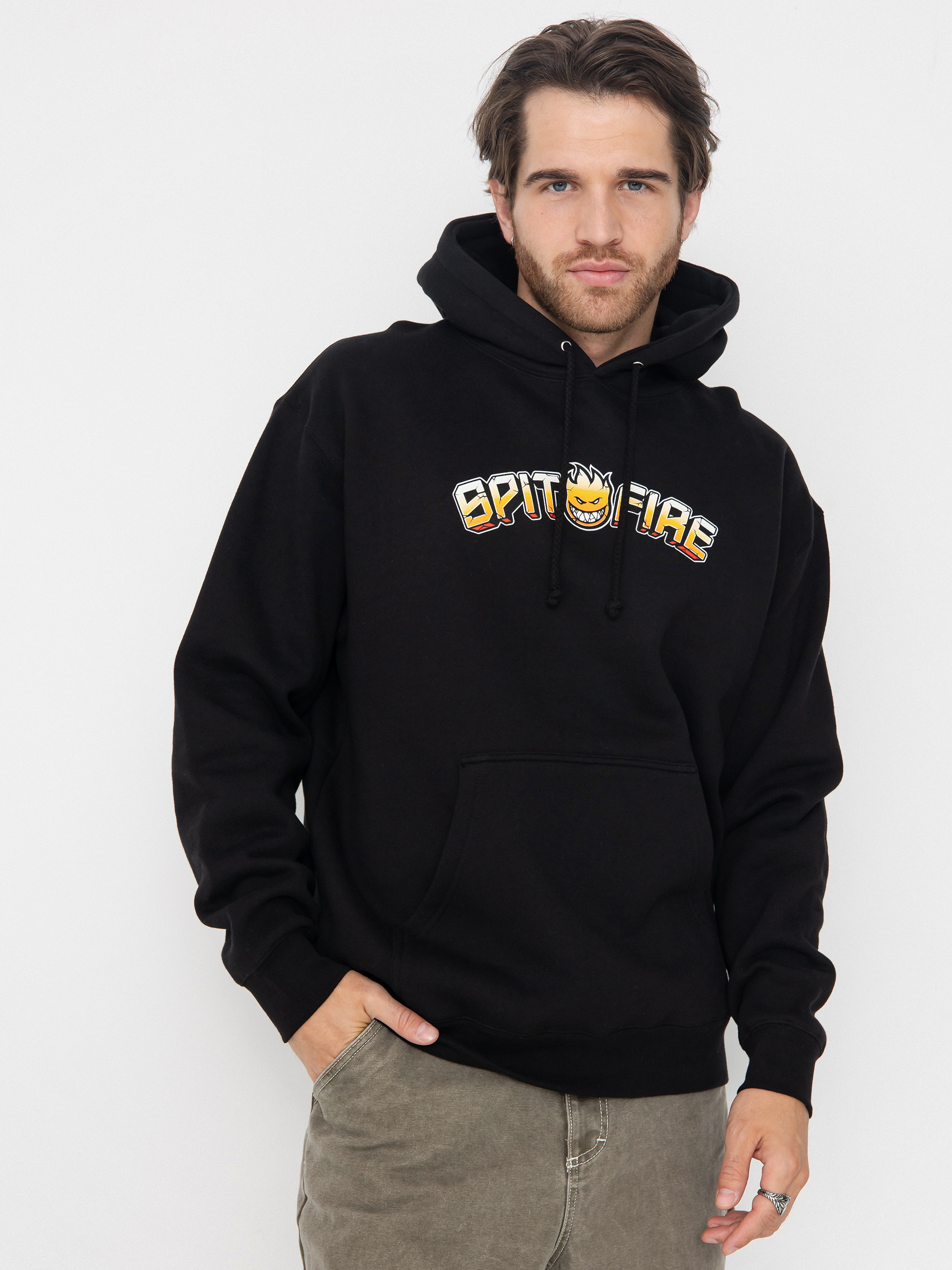 Bluza z kapturem Spitfire Heatwave HD (black)
