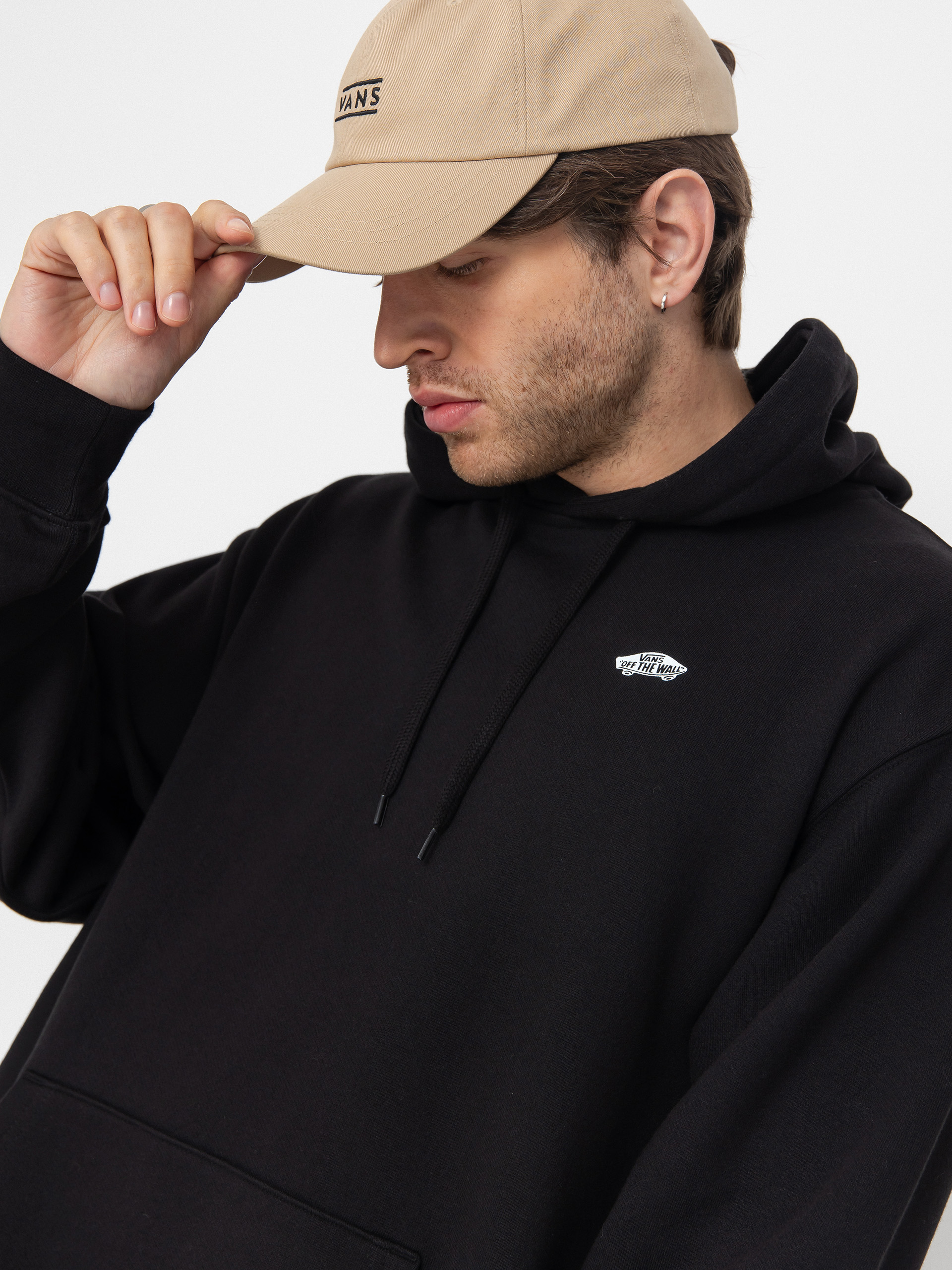 Bluza z kapturem Vans Style 76 II Loose Ft HD (black/white)