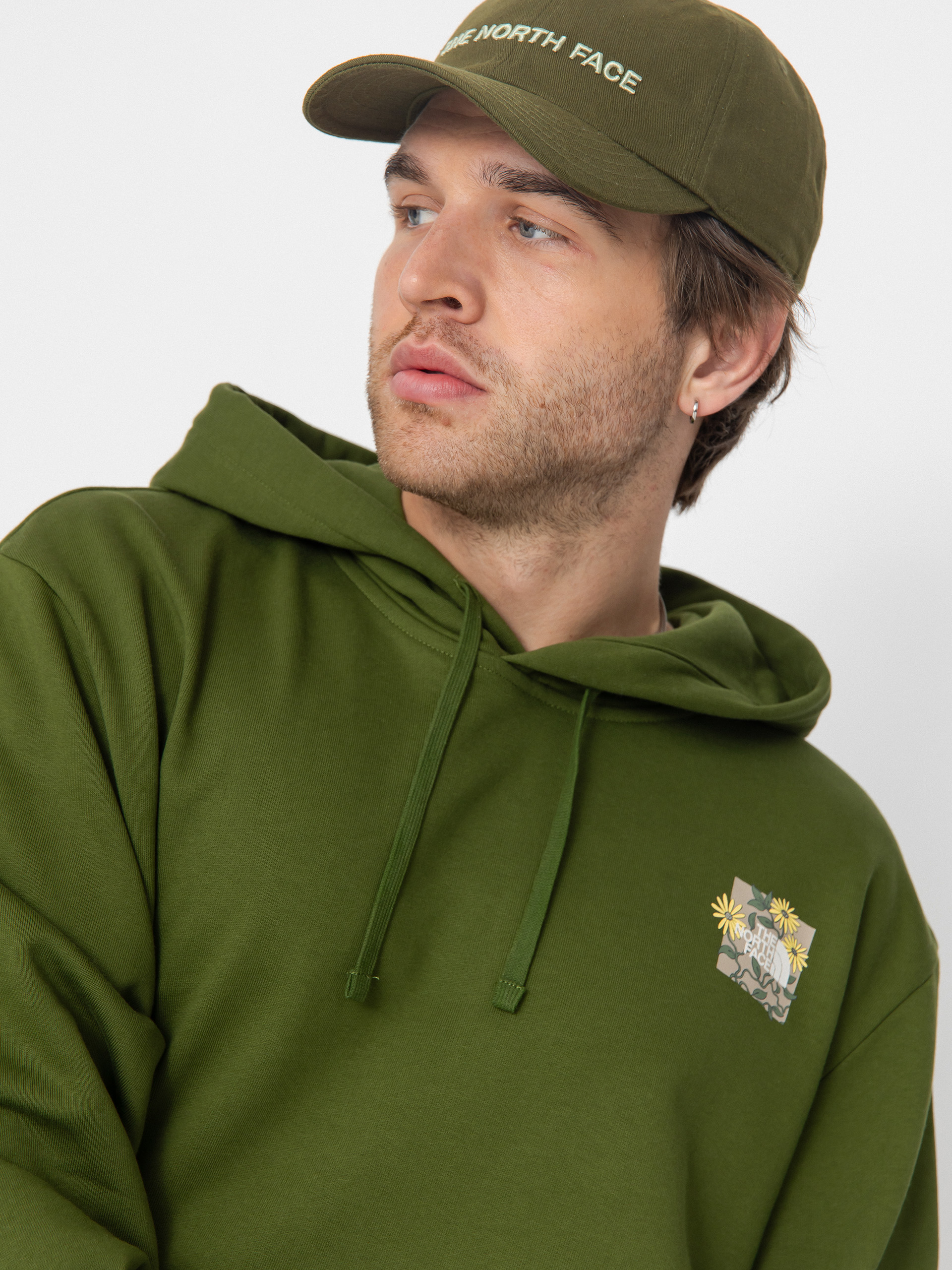 Bluza z kapturem The North Face Connect Relaxed Graphic HD (woodland green)