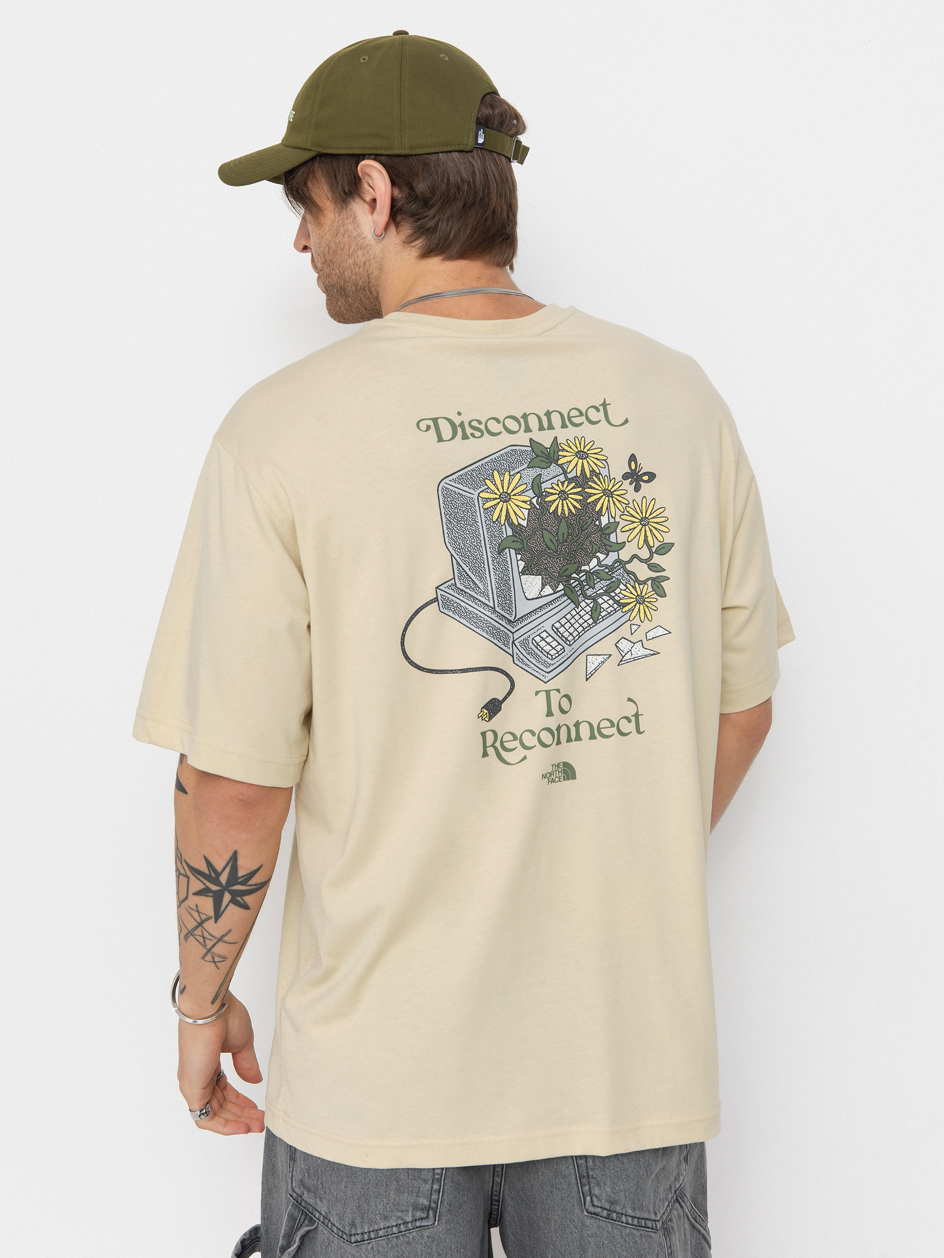 T-shirt The North Face Connected Relaxed Graphic (gravel)