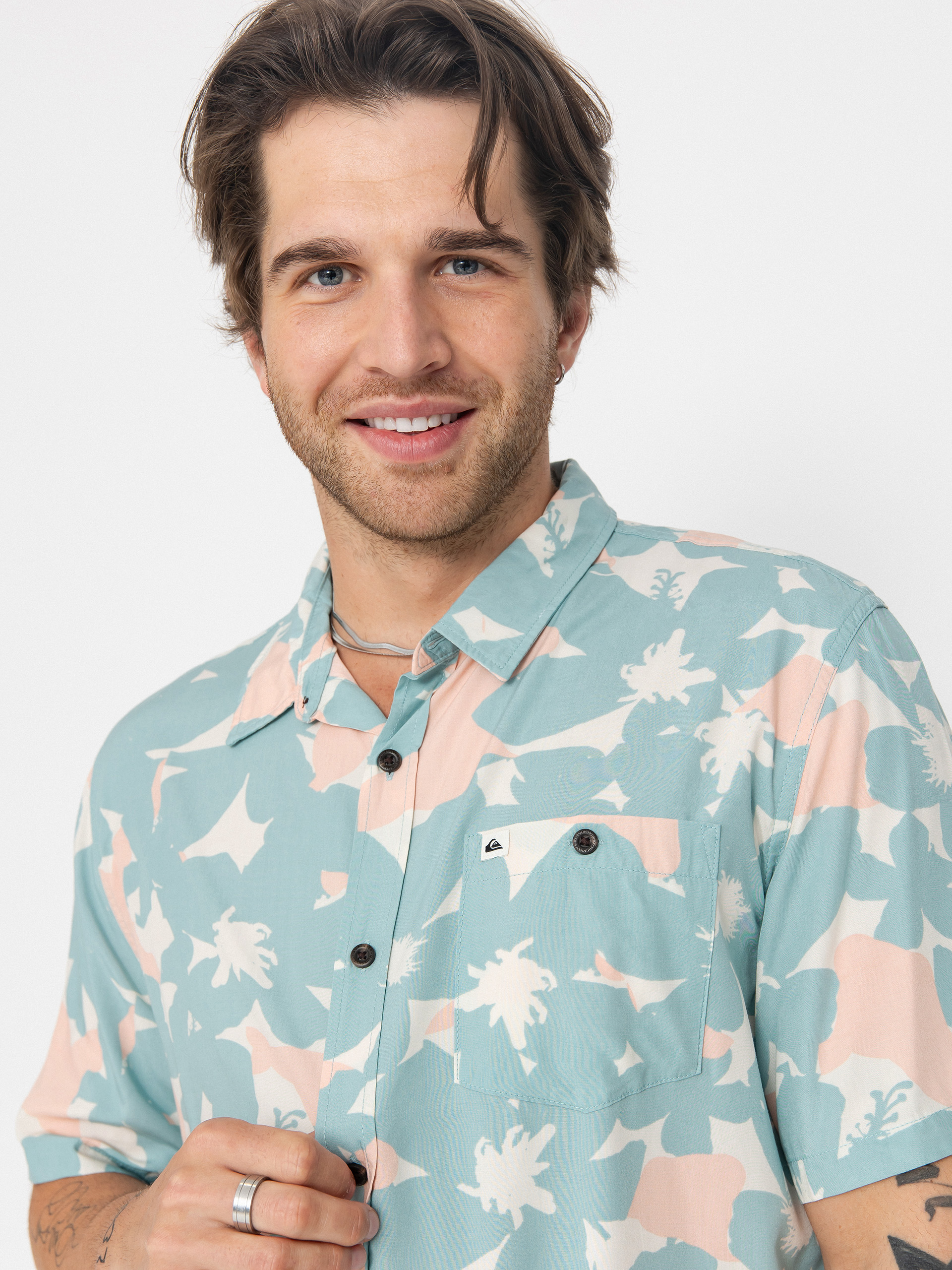 Koszula Quiksilver Safe Paradise (aquifer handtman)