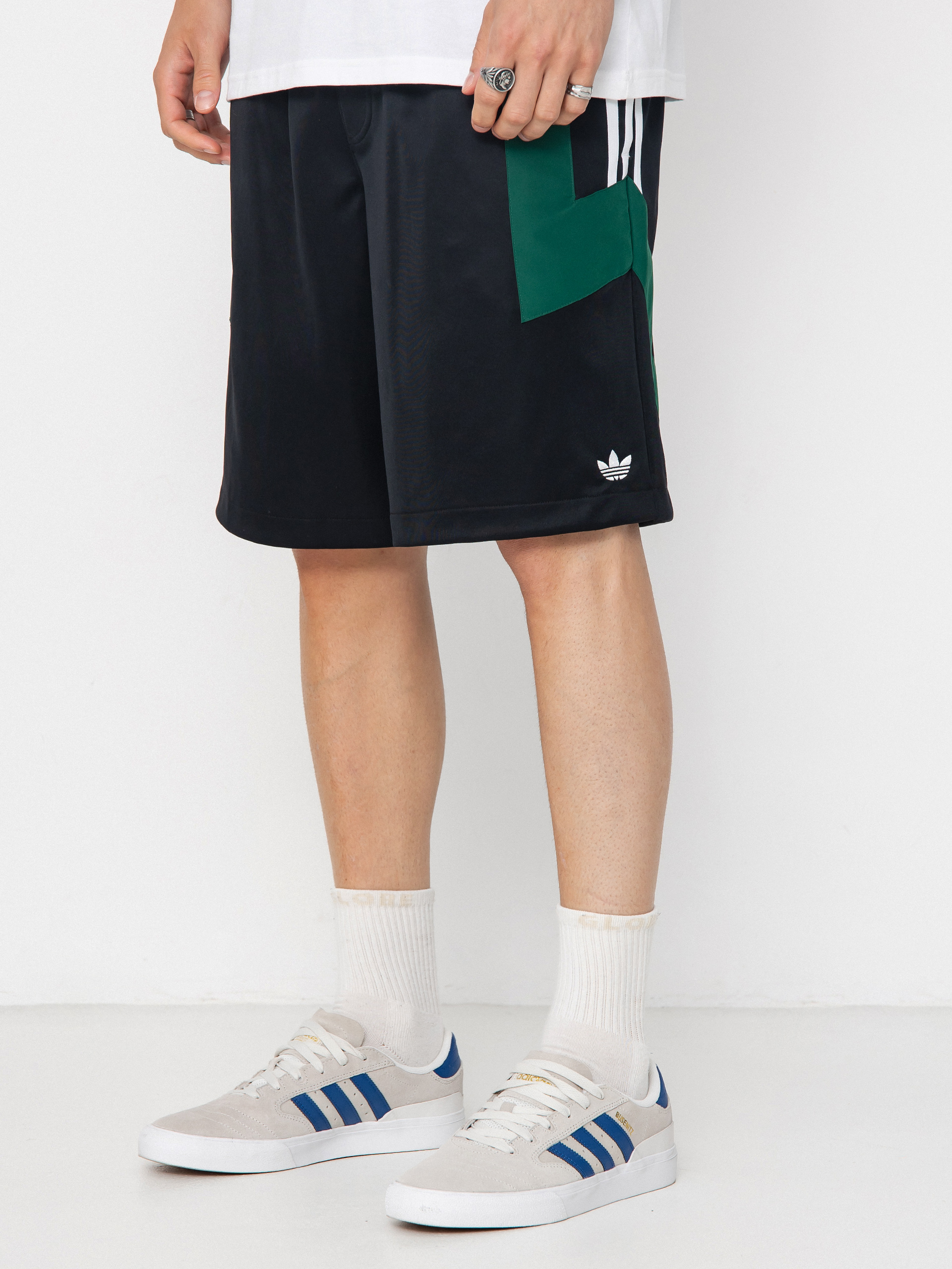 Szorty adidas Football (black/drkgrn/white)