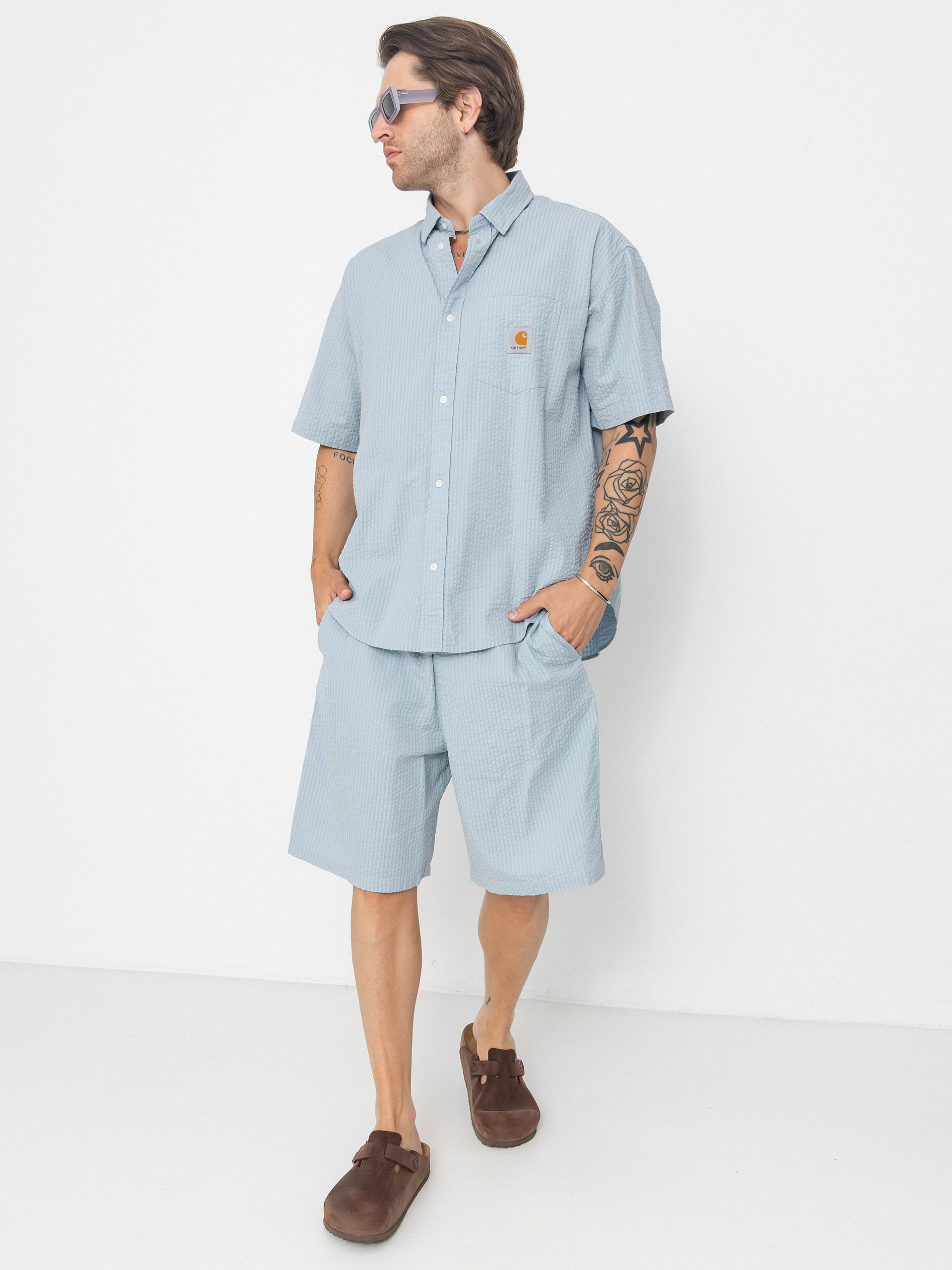 Koszula Carhartt WIP Toland (toland stripe/blue fog)