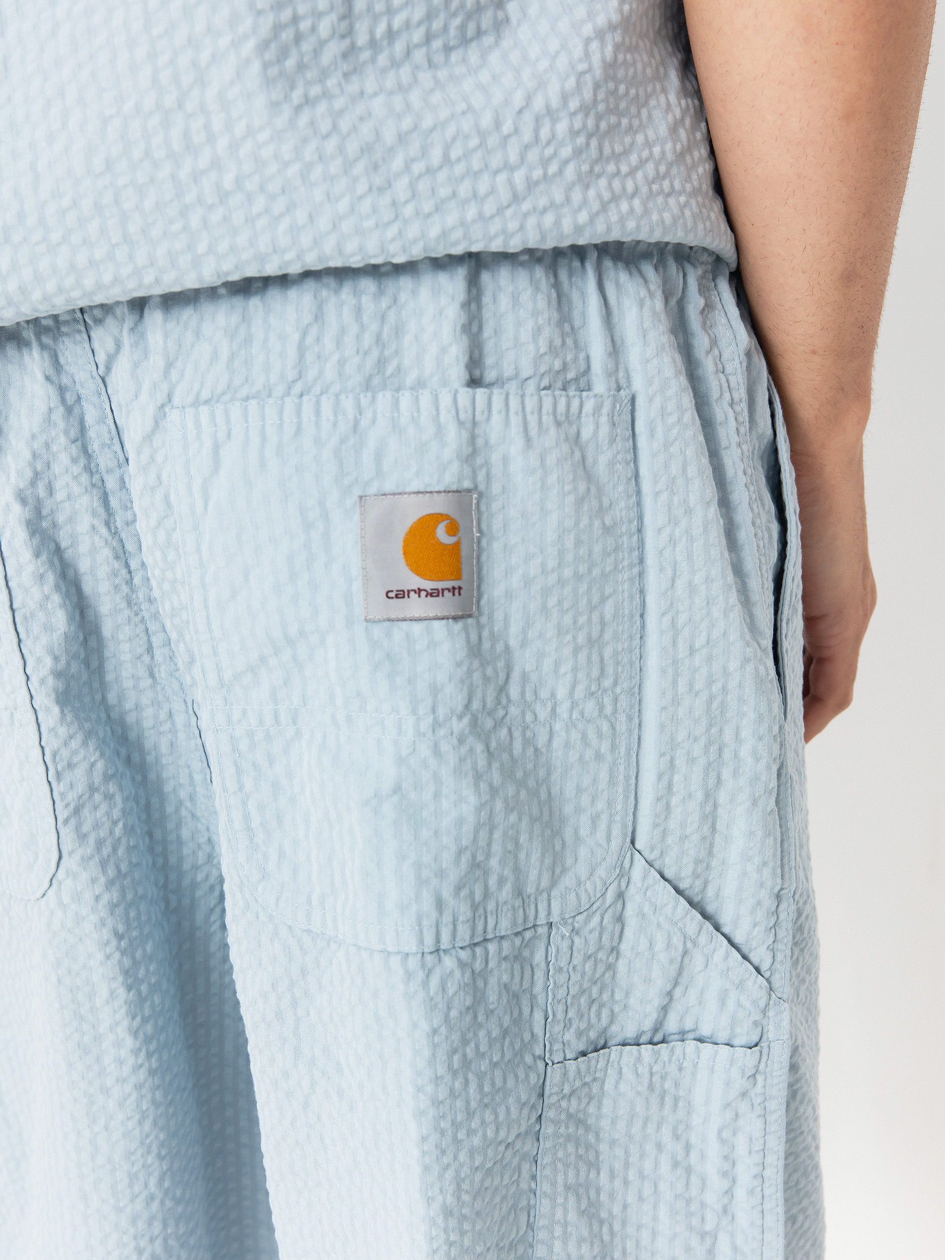 Szorty Carhartt WIP Toland (toland stripe/blue fog)