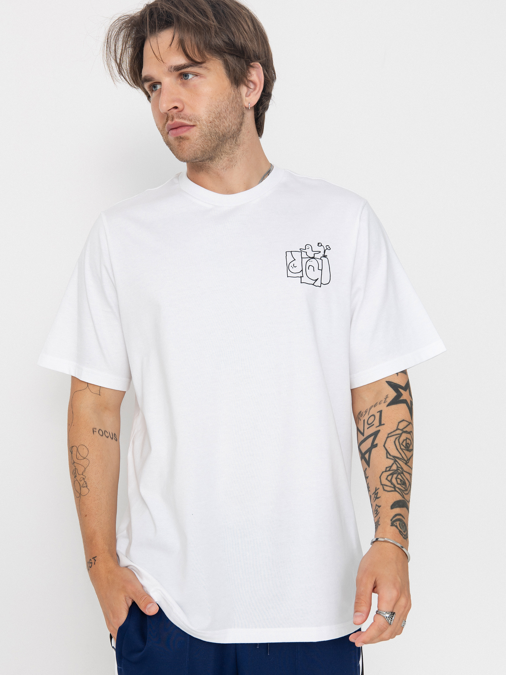 T-shirt adidas Shmoo G 1 (white/black)