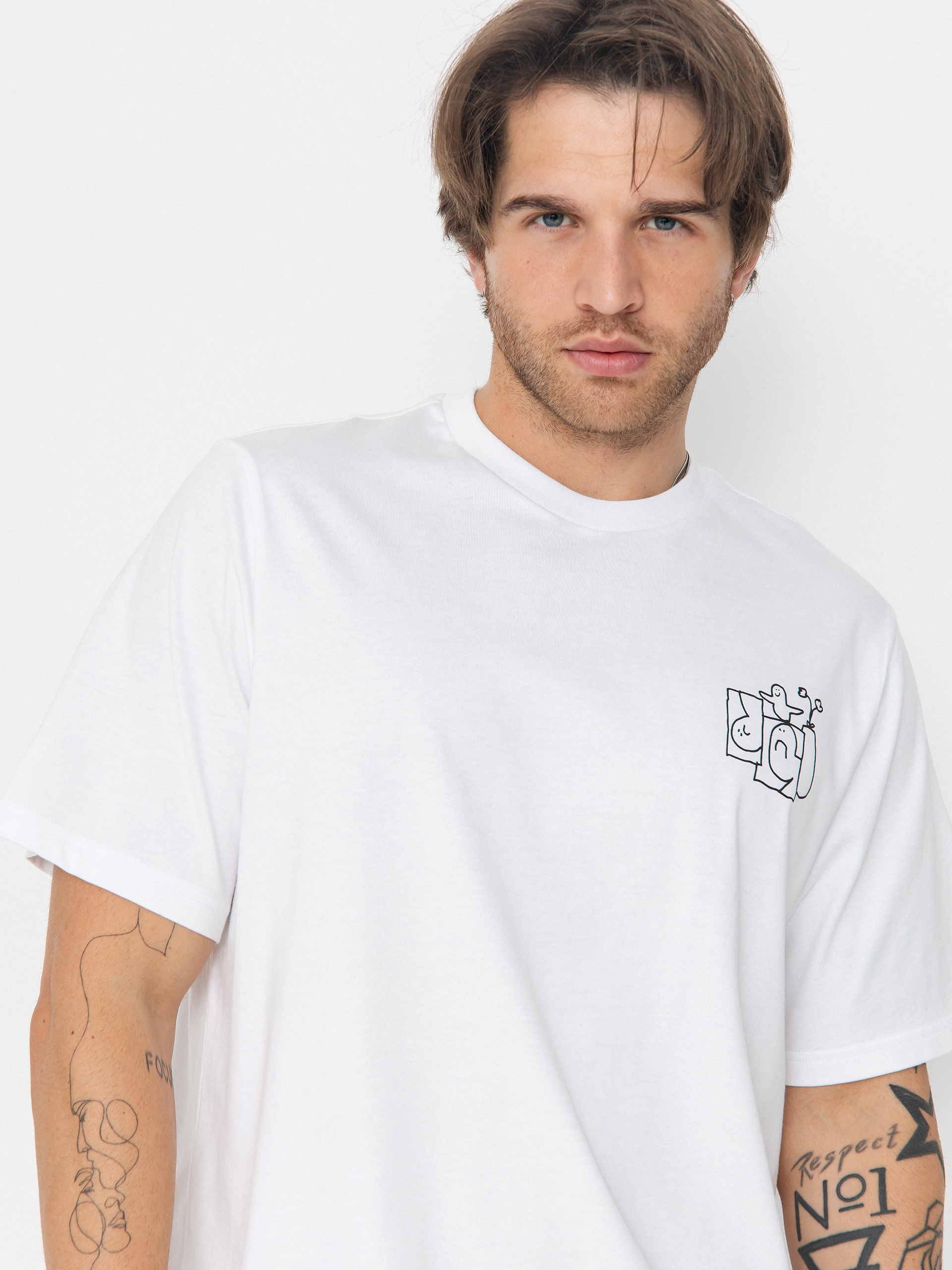 T-shirt adidas Shmoo G 1 (white/black)