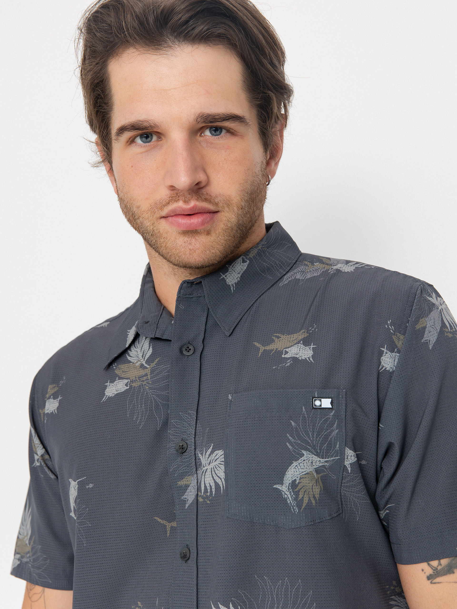 Koszula Salty Crew Breezer Perf Tech (charcoal)