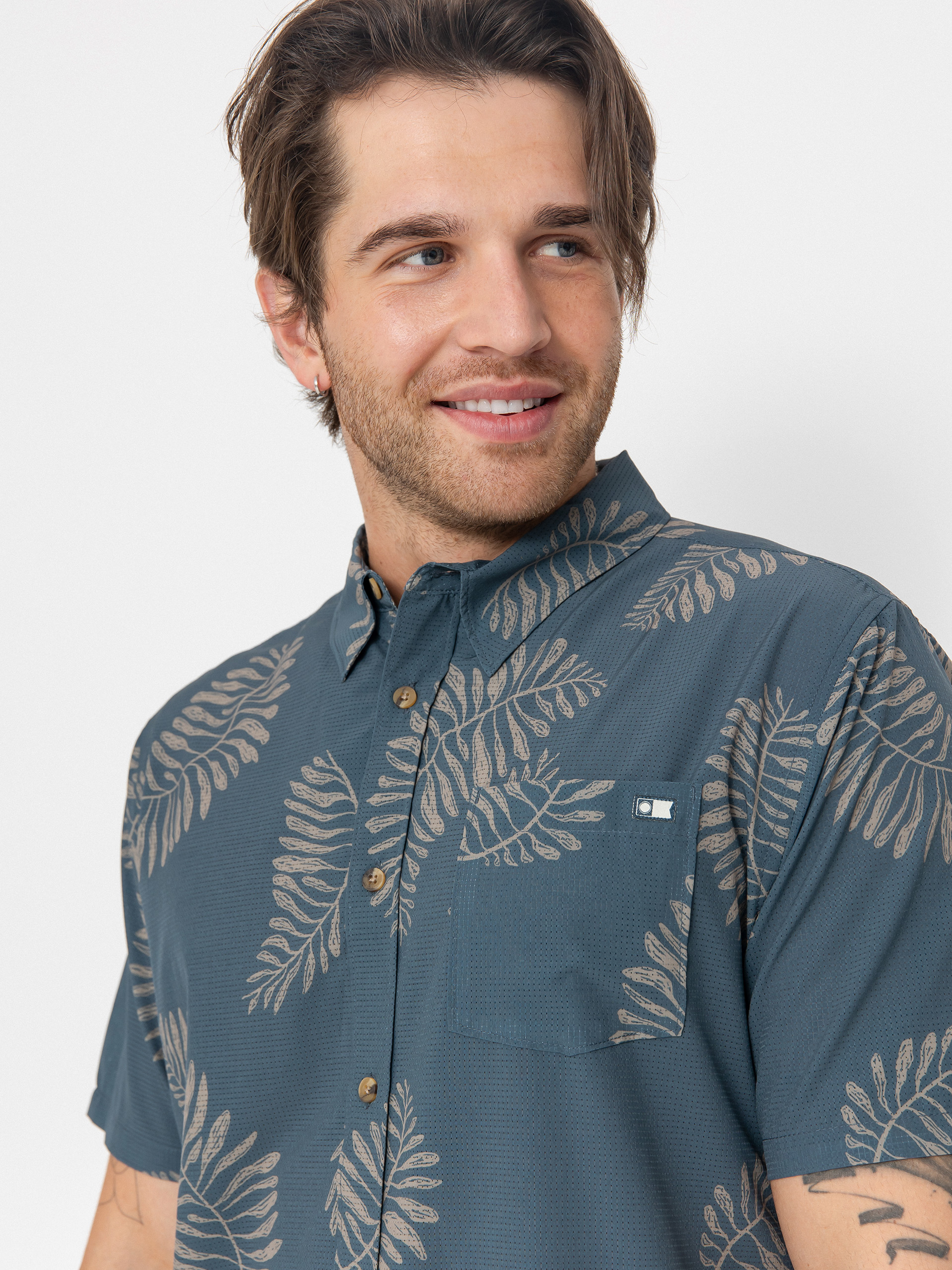 Koszula Salty Crew Stringer Perf Tech (bluefin)