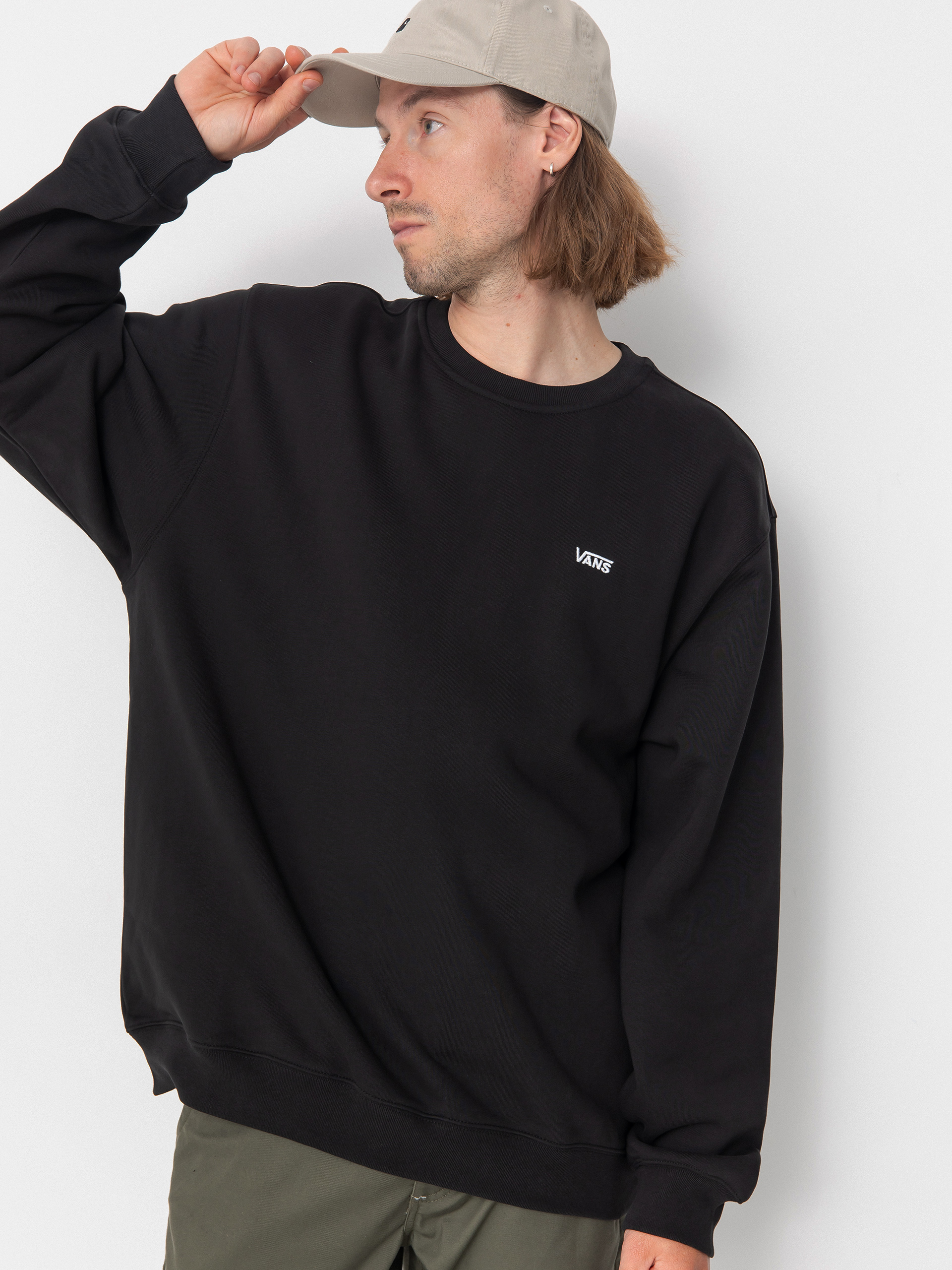 Bluza Vans Left Chest II Loose Crew (black)