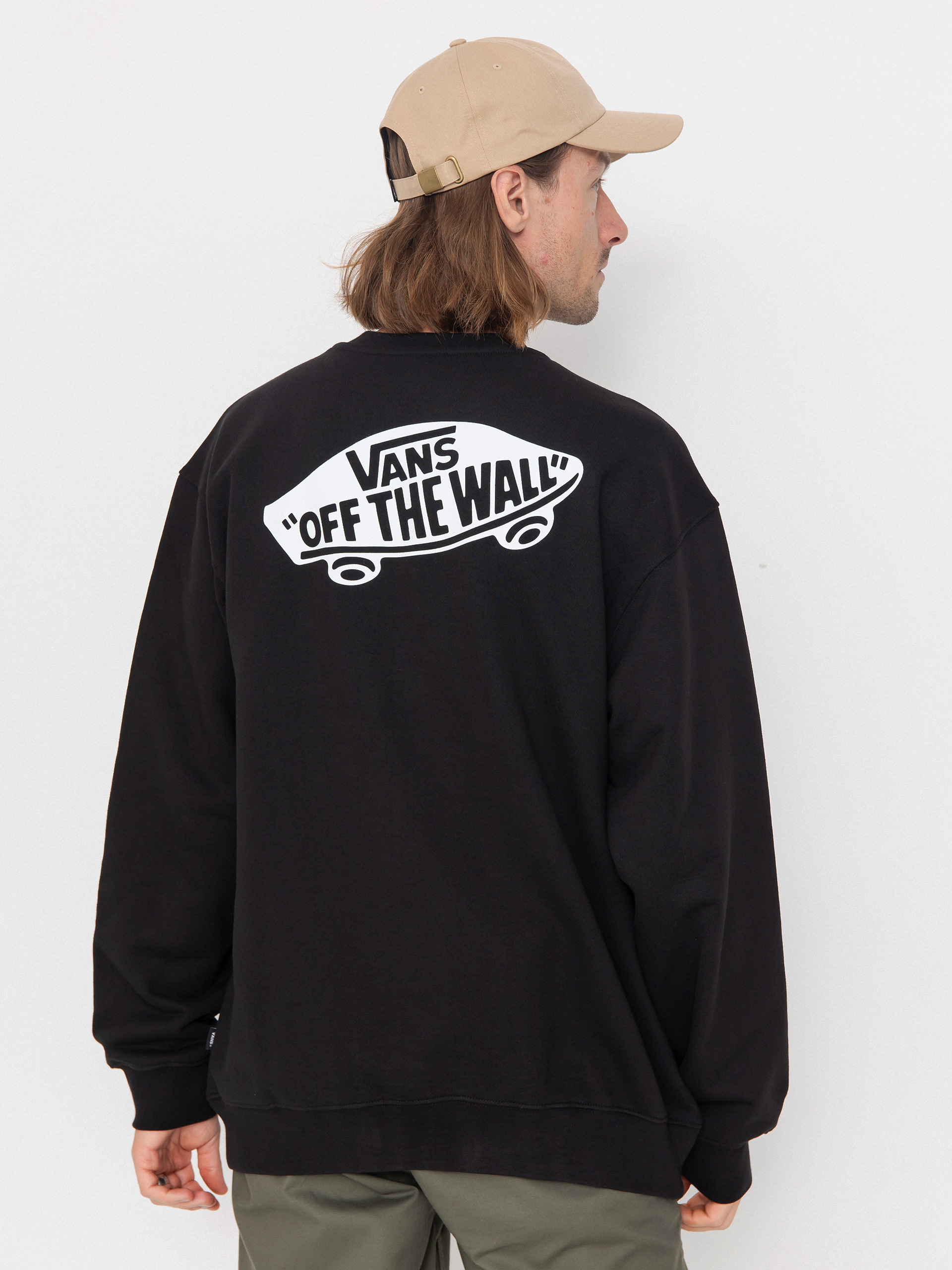 Bluza Vans Style 76 II Loose Ft Crew (black/white)