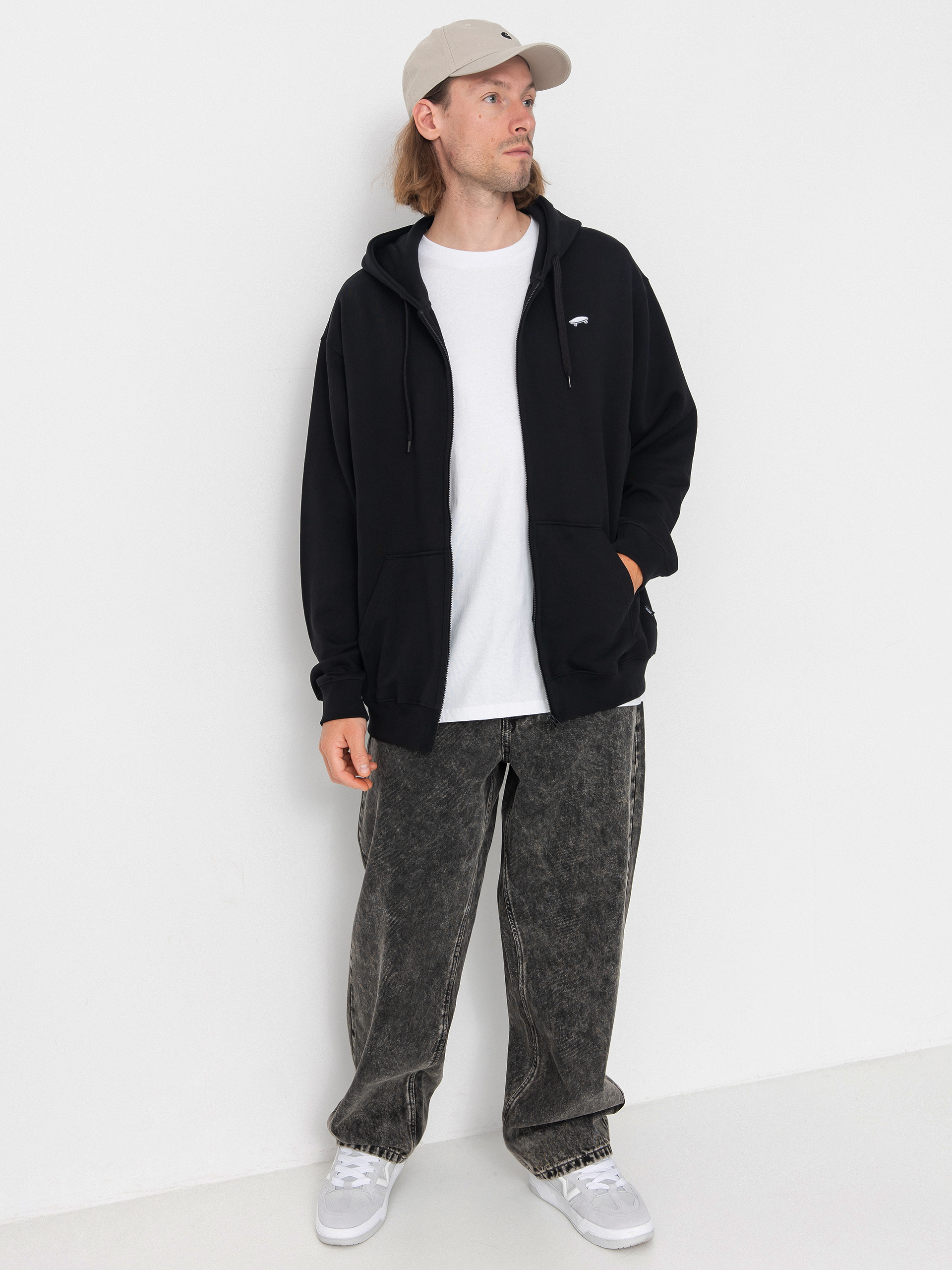 Bluza z kapturem Vans Salton Loose Ft ZHD (black)