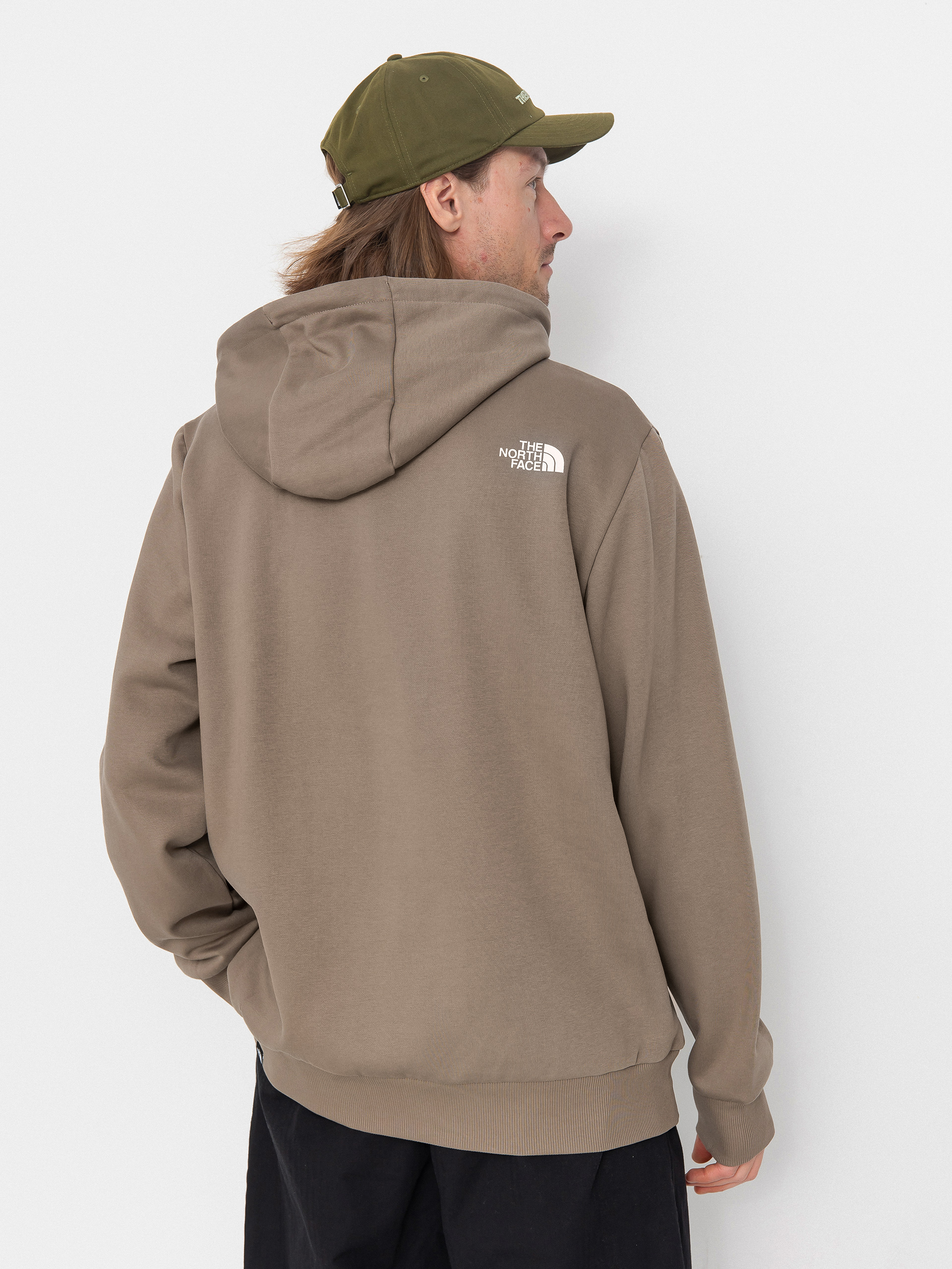 Bluza z kapturem The North Face Simple Dome Regular HD (mocha brown)