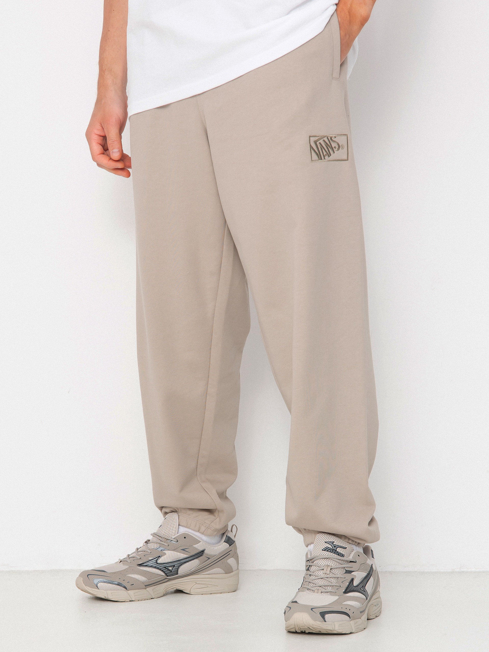Spodnie Vans Blocked Box Loose Sweatpant Ft (mushroom)