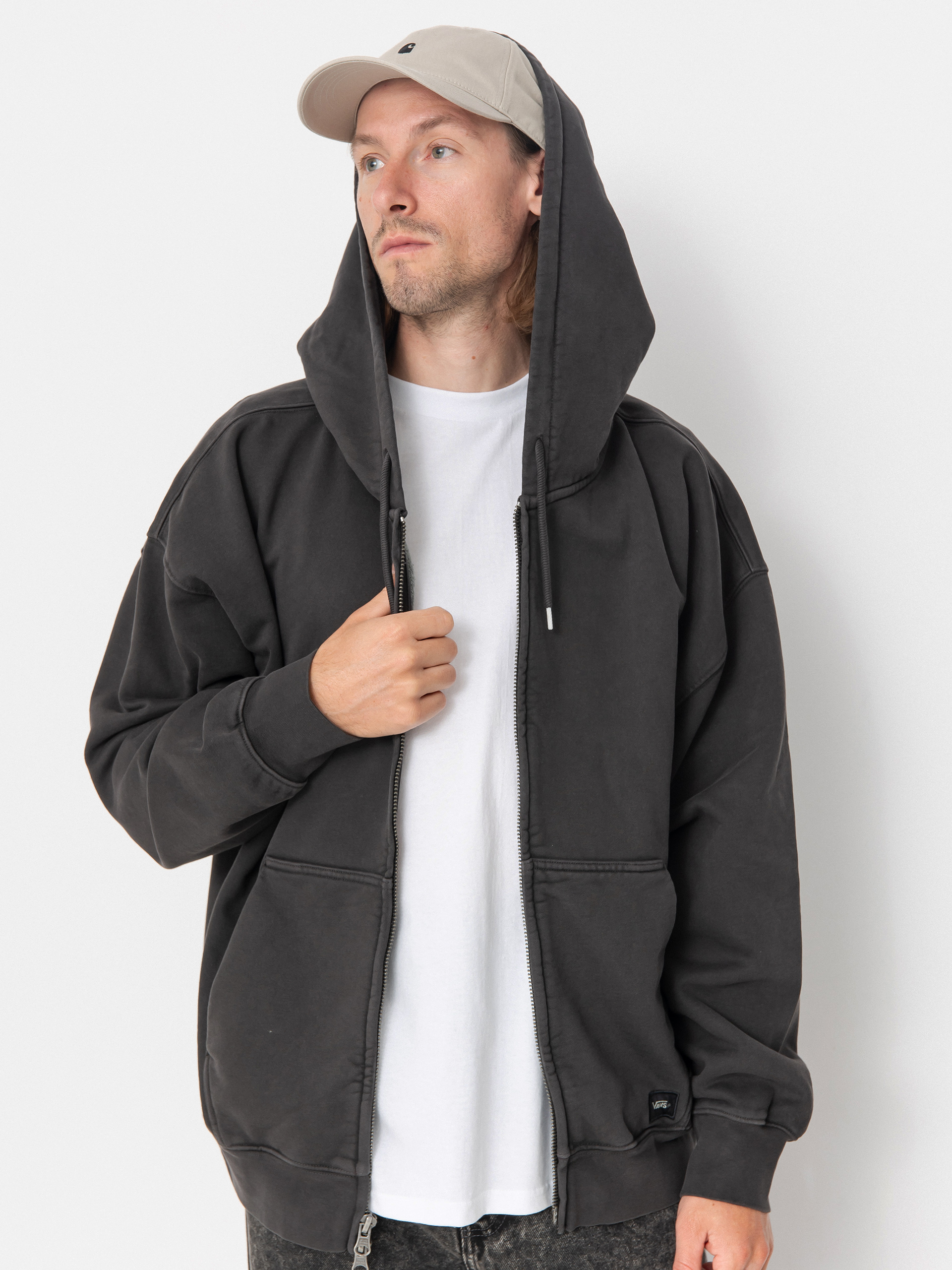 Bluza z kapturem Vans Lx ZHD (faded black)