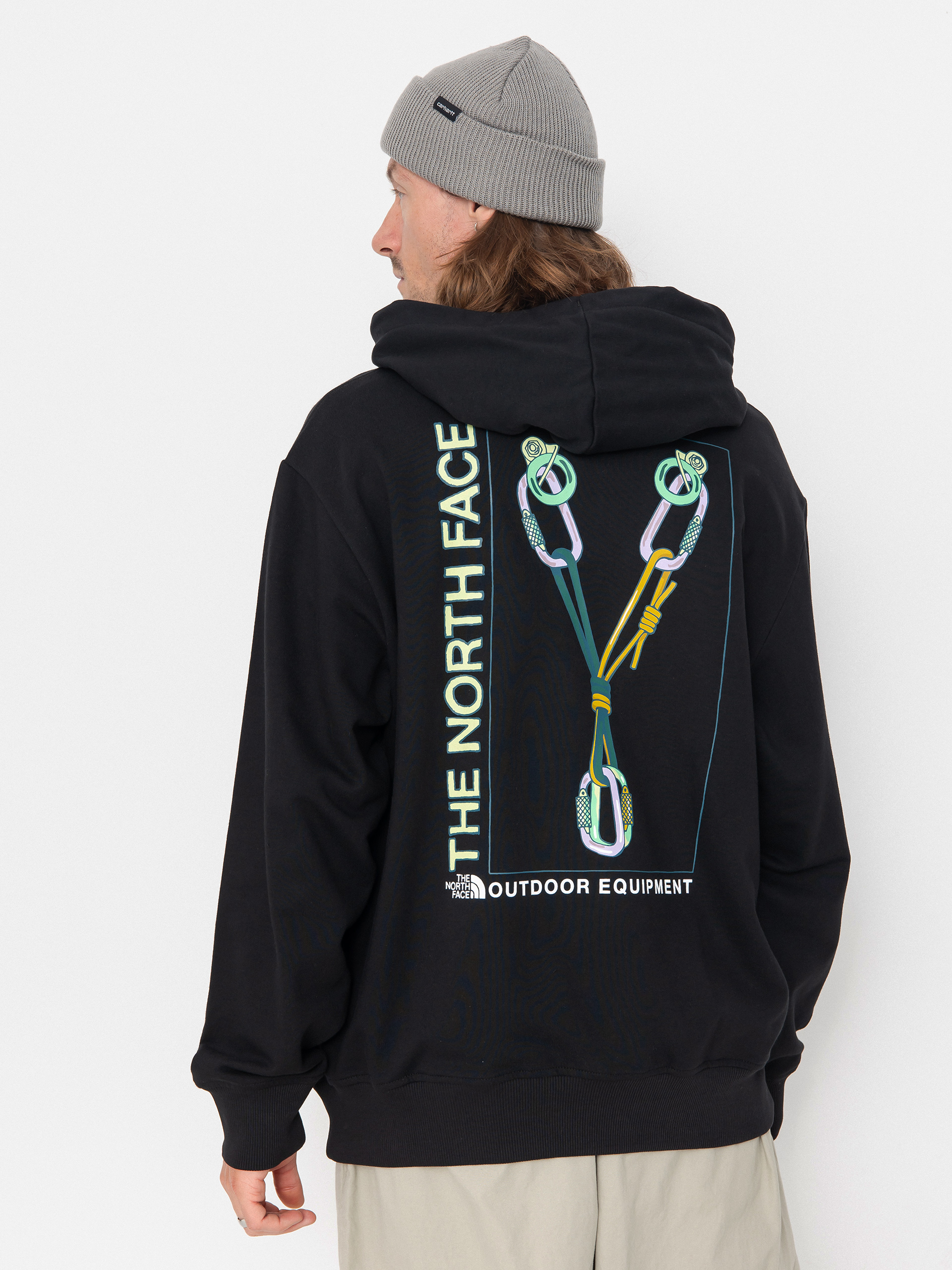 Bluza z kapturem The North Face Explore Gear Relaxed HD (tnf black)