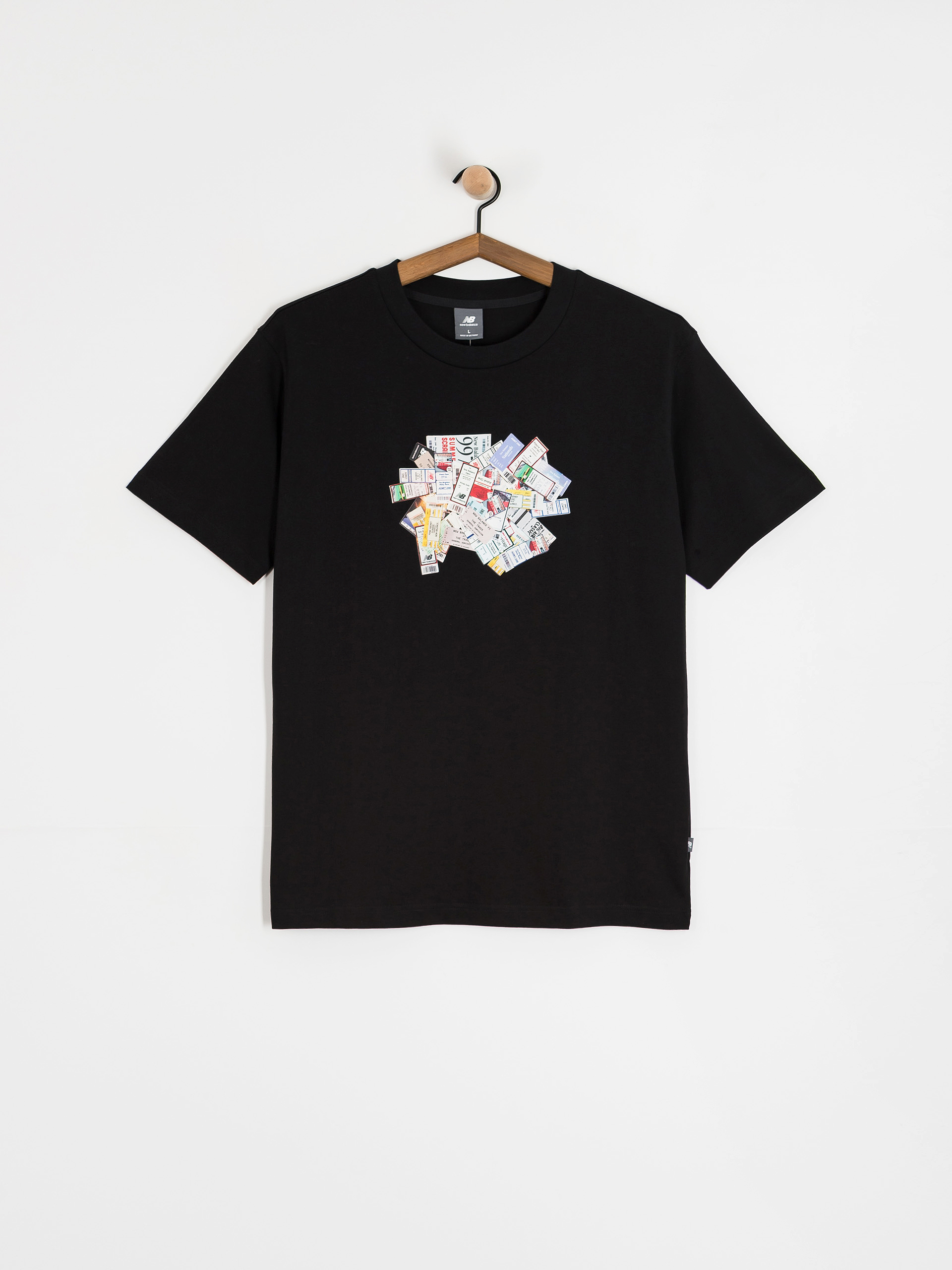 T-shirt New Balance Athletics Ticket (black)