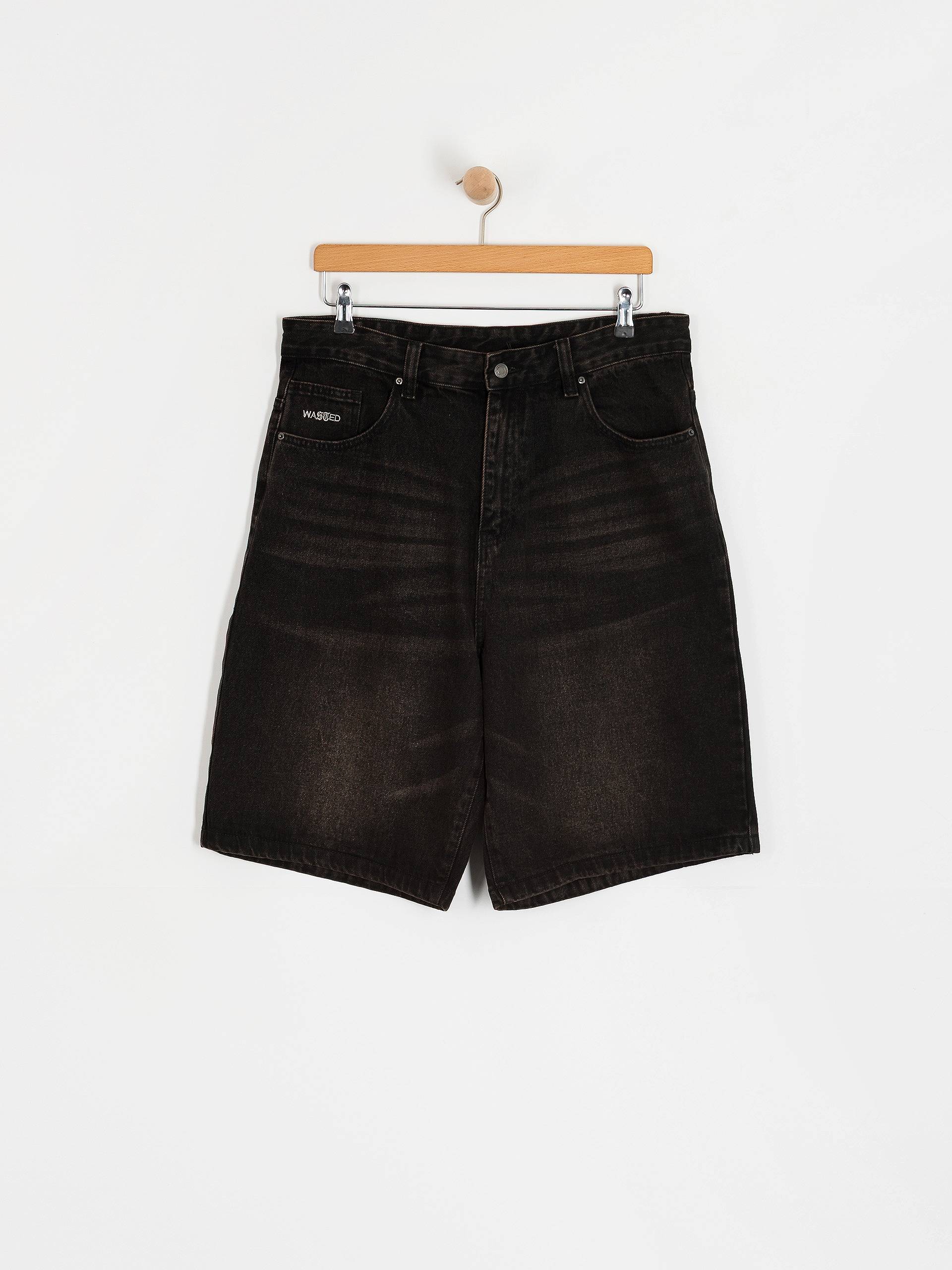 Szorty Wasted Paris Sandblast Casper (faded black)