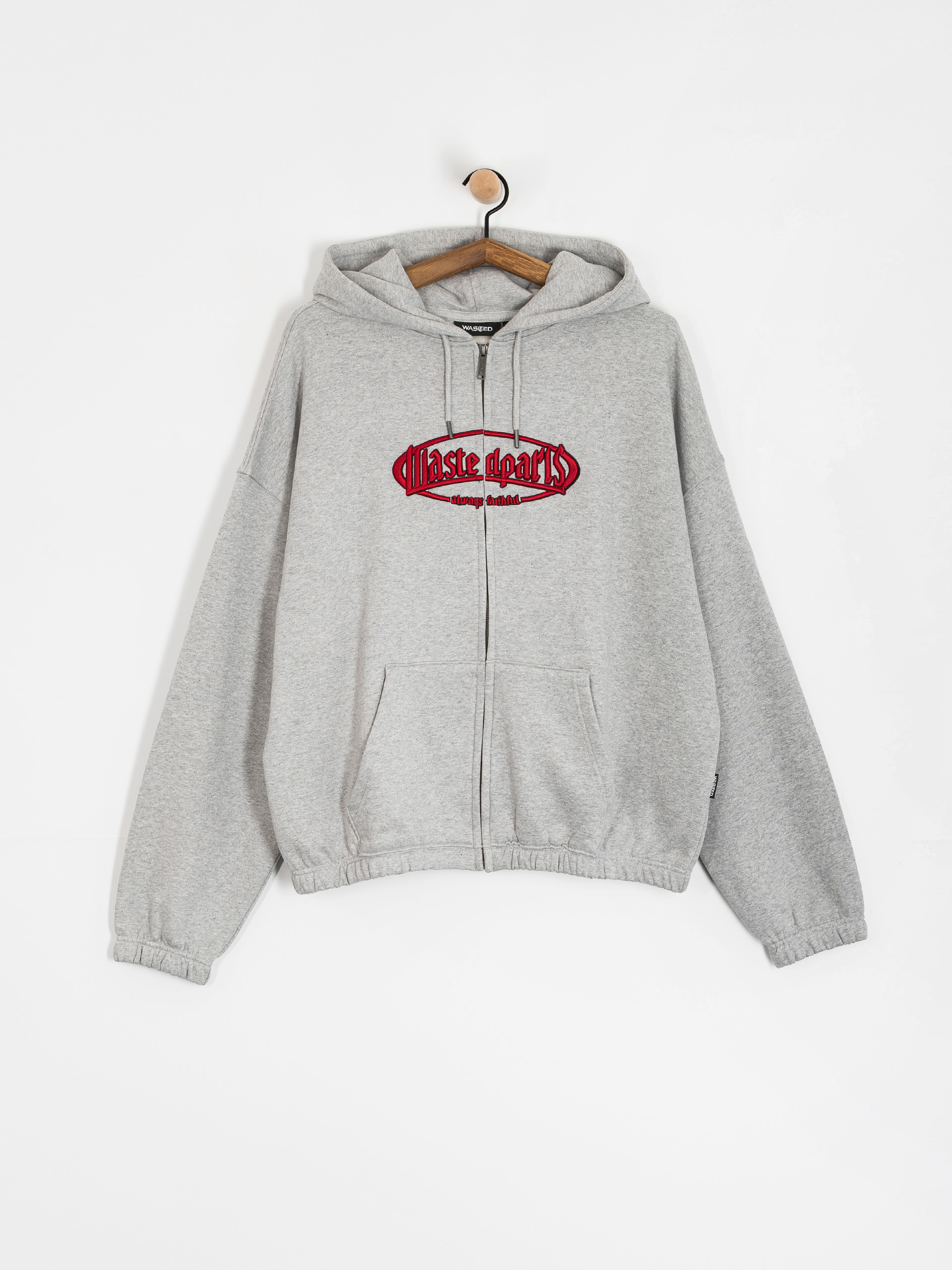 Bluza z kapturem Wasted Paris Yard Boxy ZHD (ash grey)