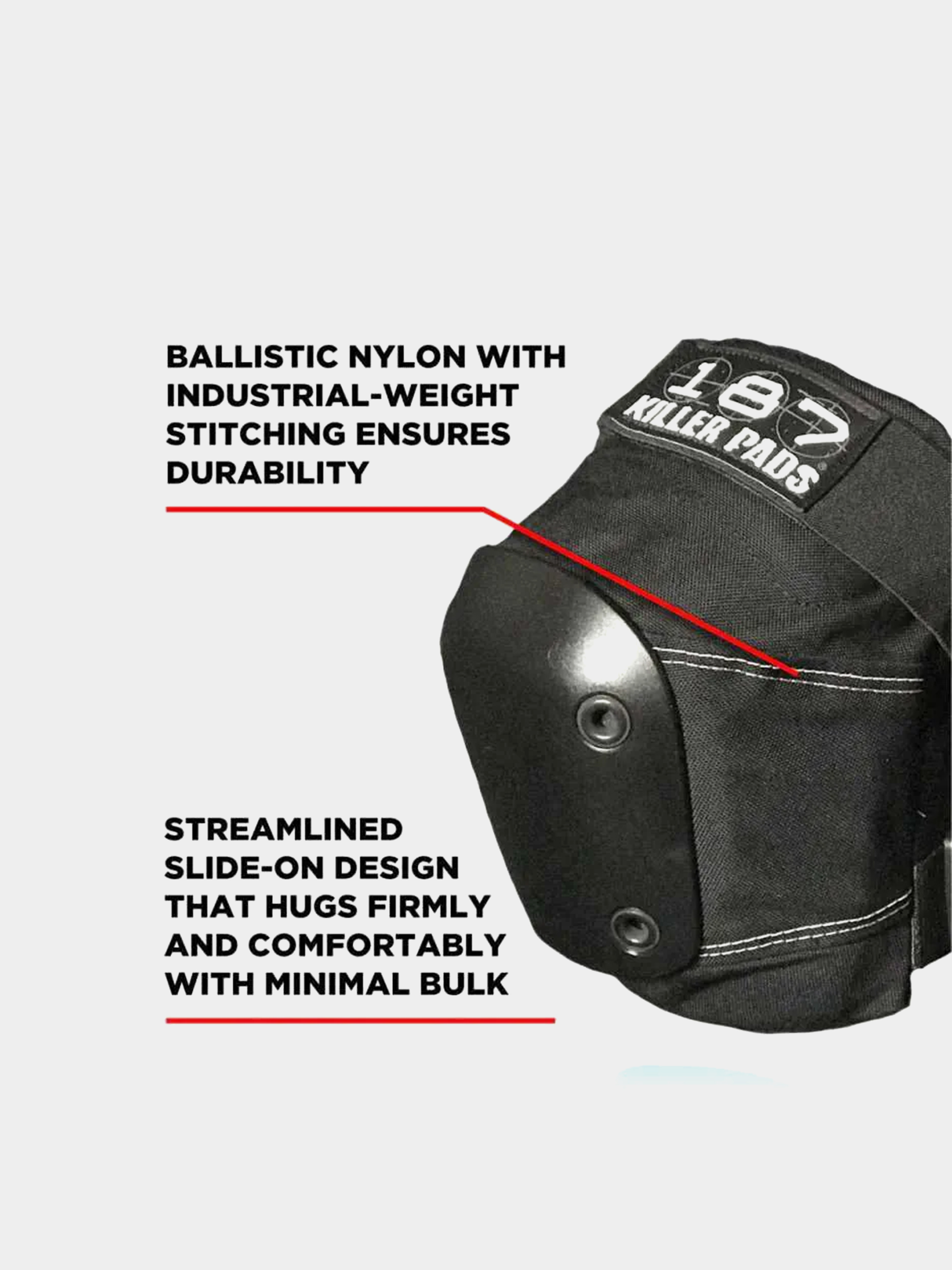 Ochraniacze 187 Killer Pads Slim Knee Pads (black)