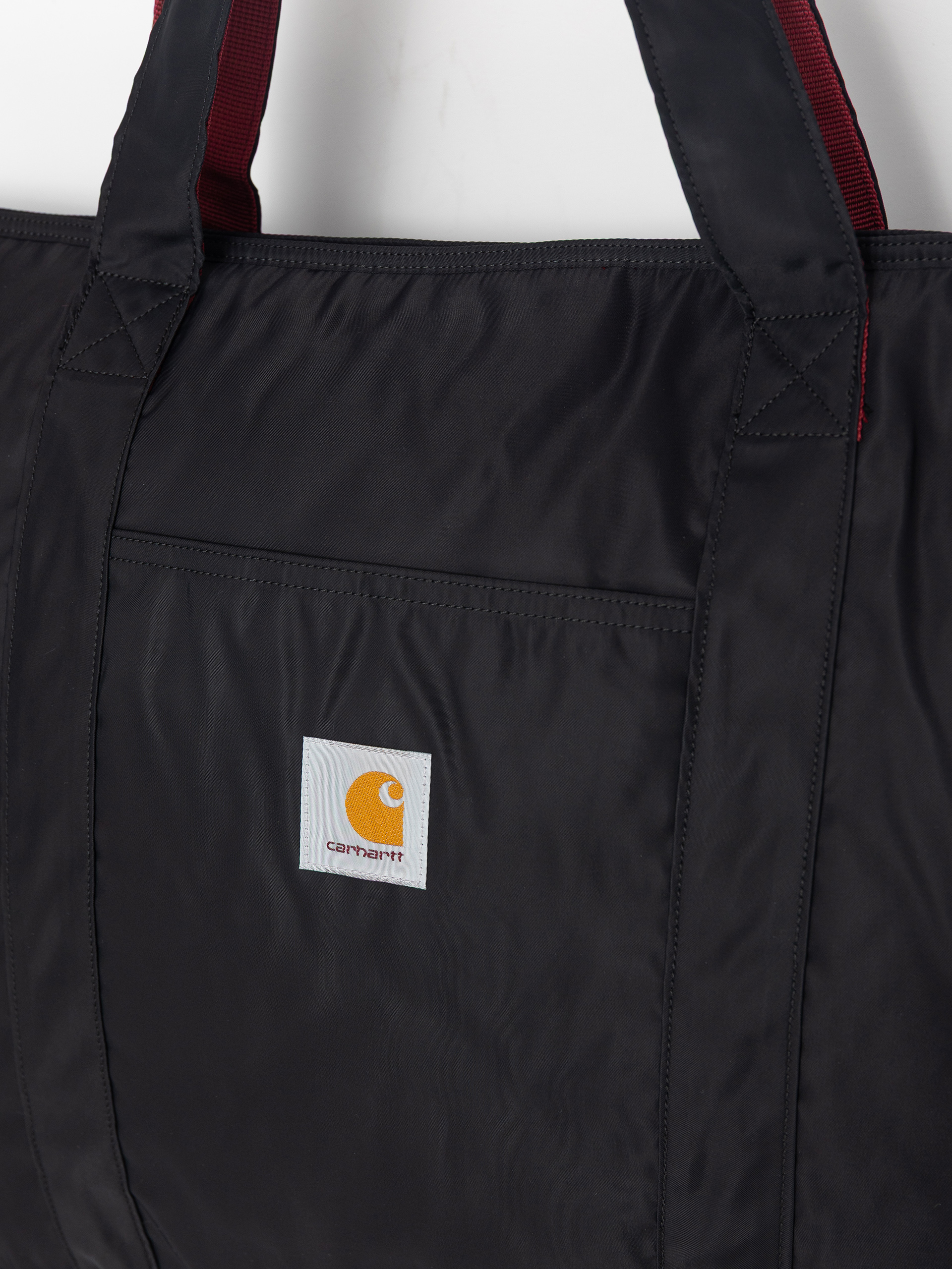 Torebka Carhartt WIP Alumni Tote (black/scarlet)