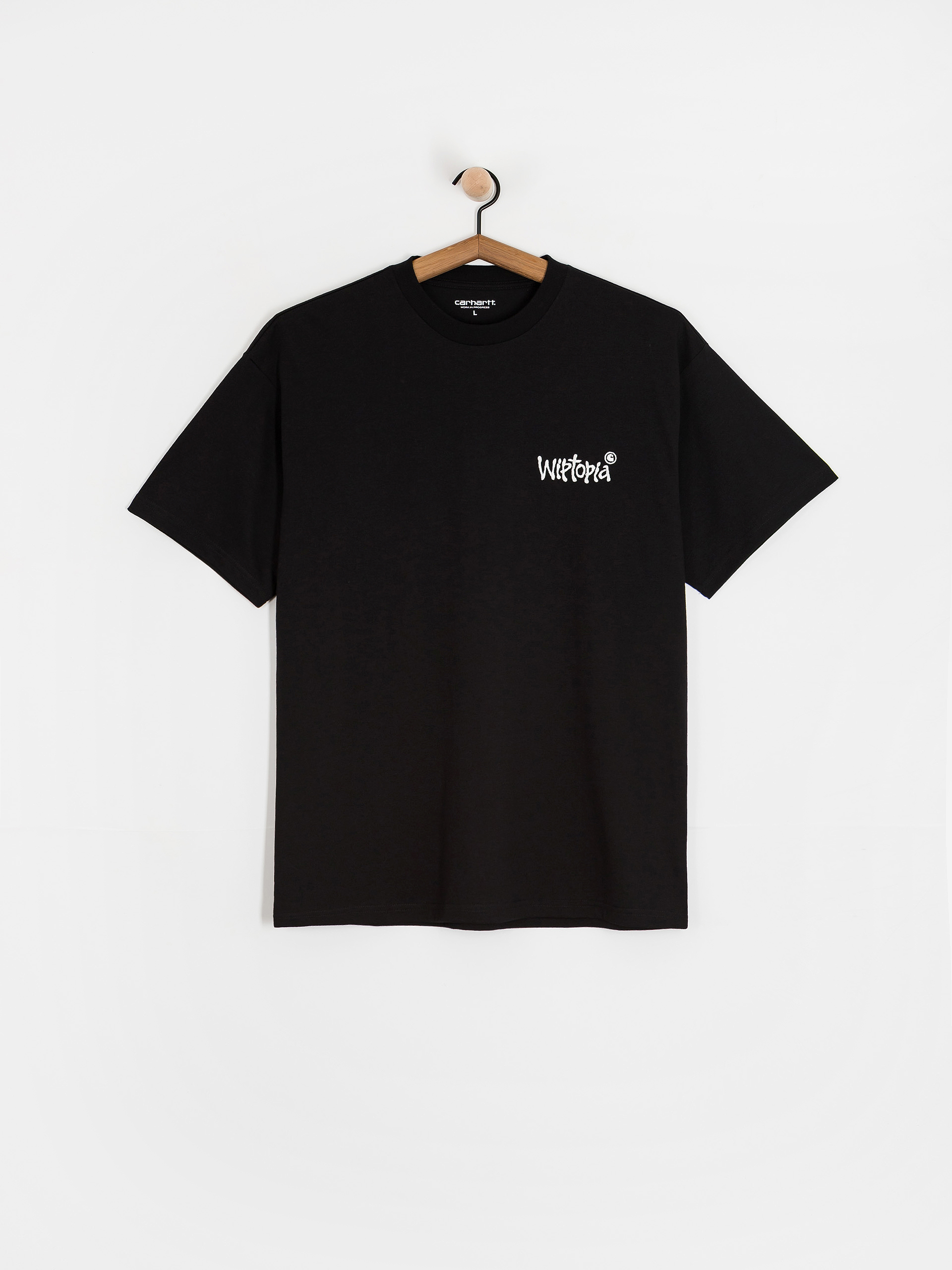 T-shirt Carhartt WIP Wiptopia Script (black/wax)