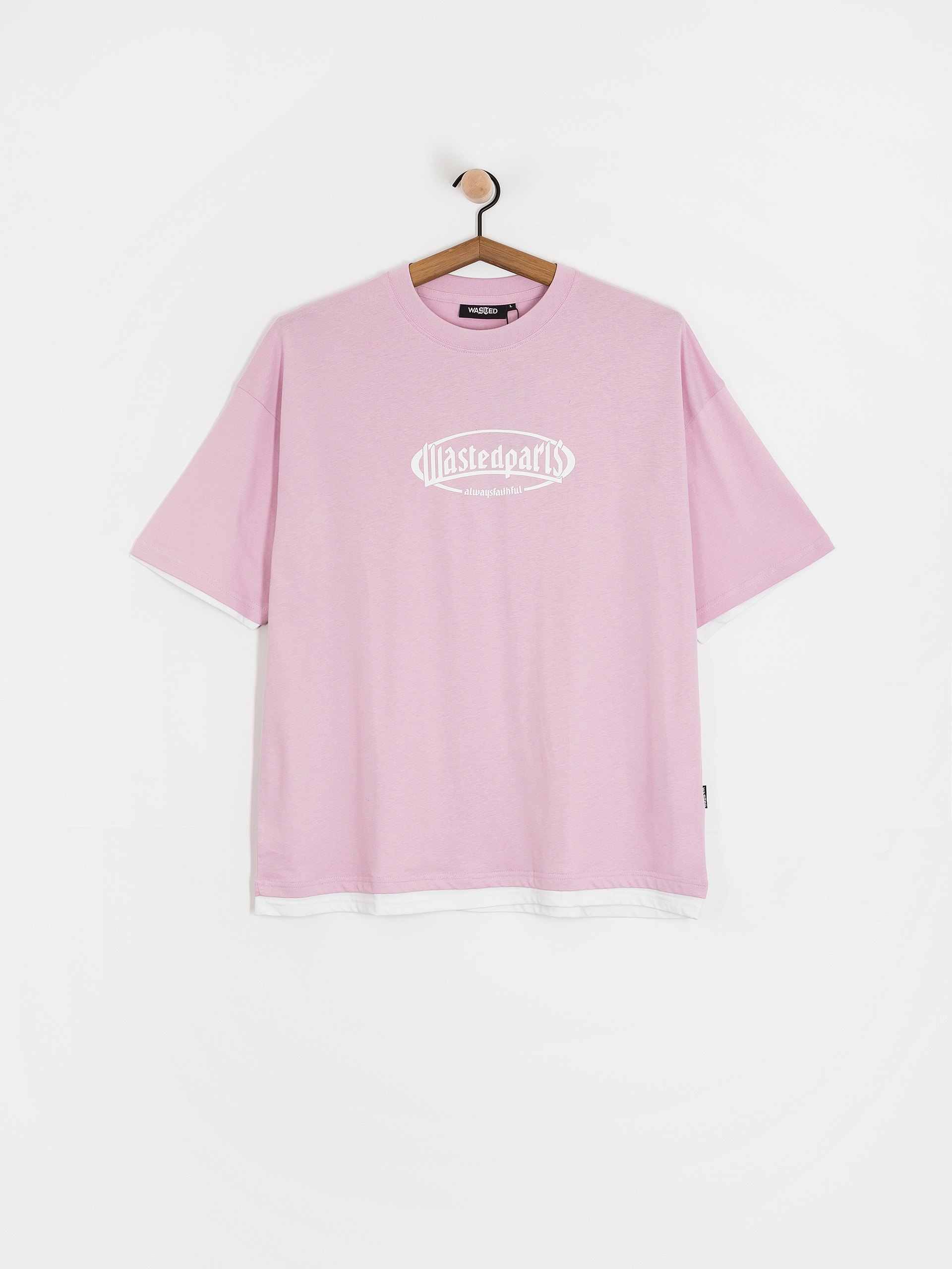 T-shirt Wasted Paris Yard T Nine (sour pink/white)