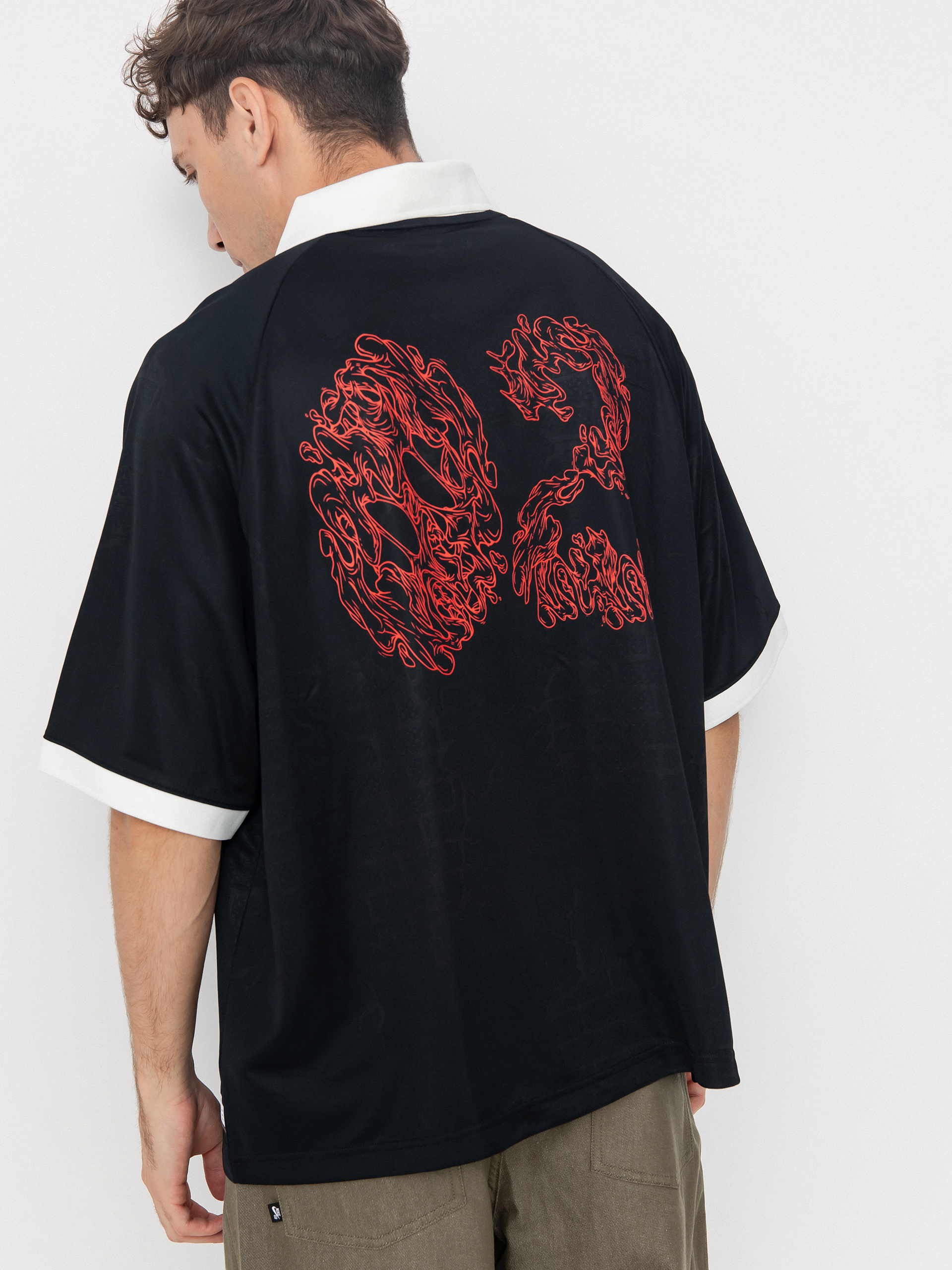 Polo Nike SB DF Jacquard Jersey (black/sail)
