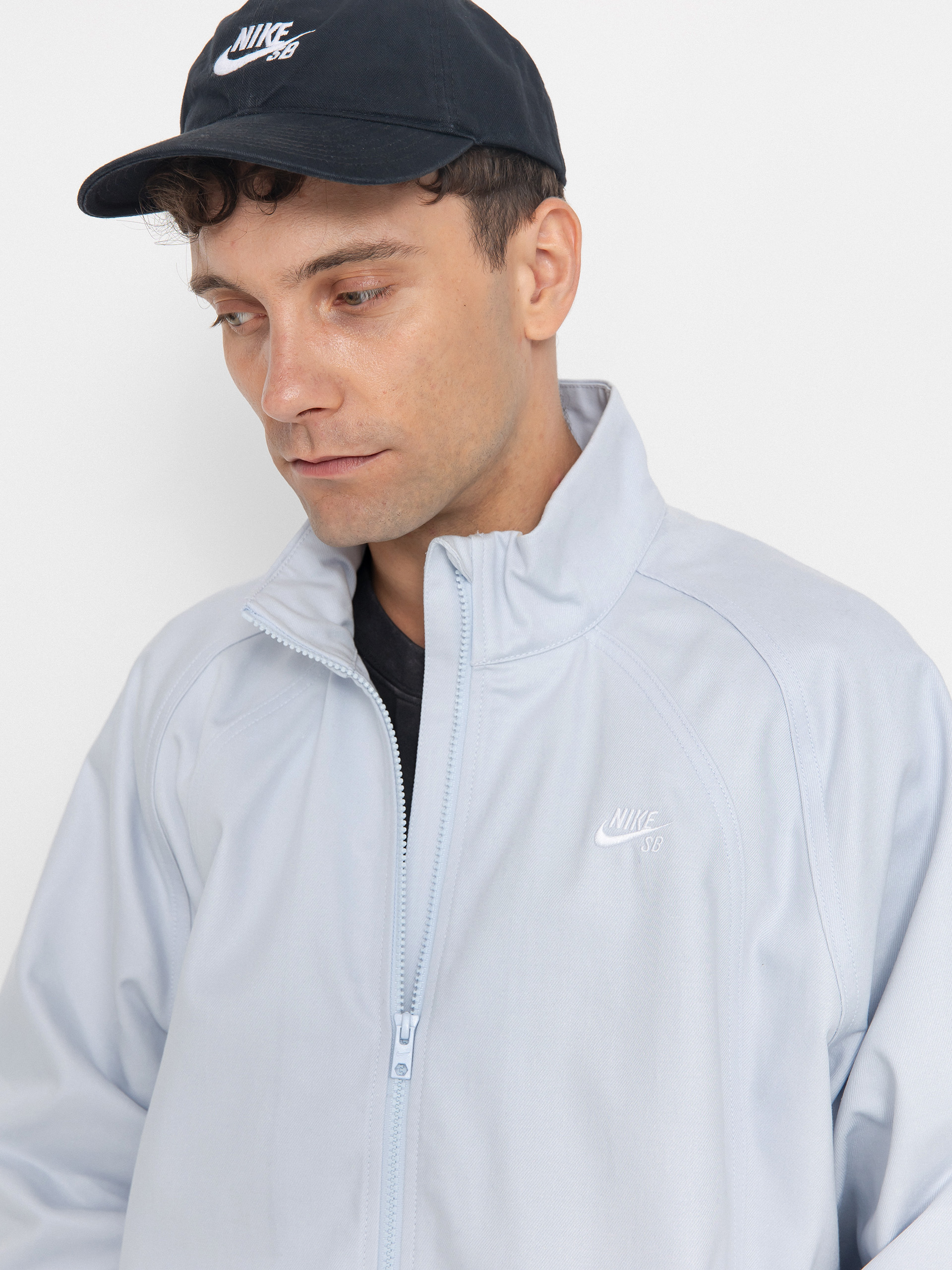 Kurtka Nike SB Denim FZ Trak (football grey/white)