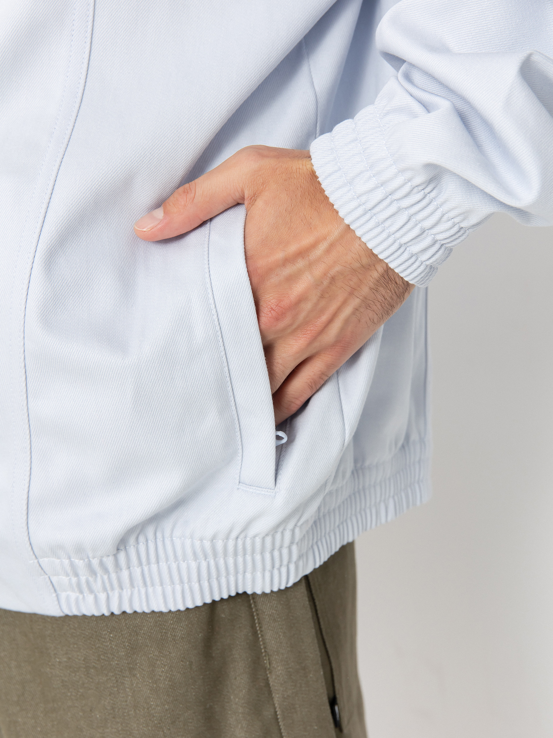 Kurtka Nike SB Denim FZ Trak (football grey/white)