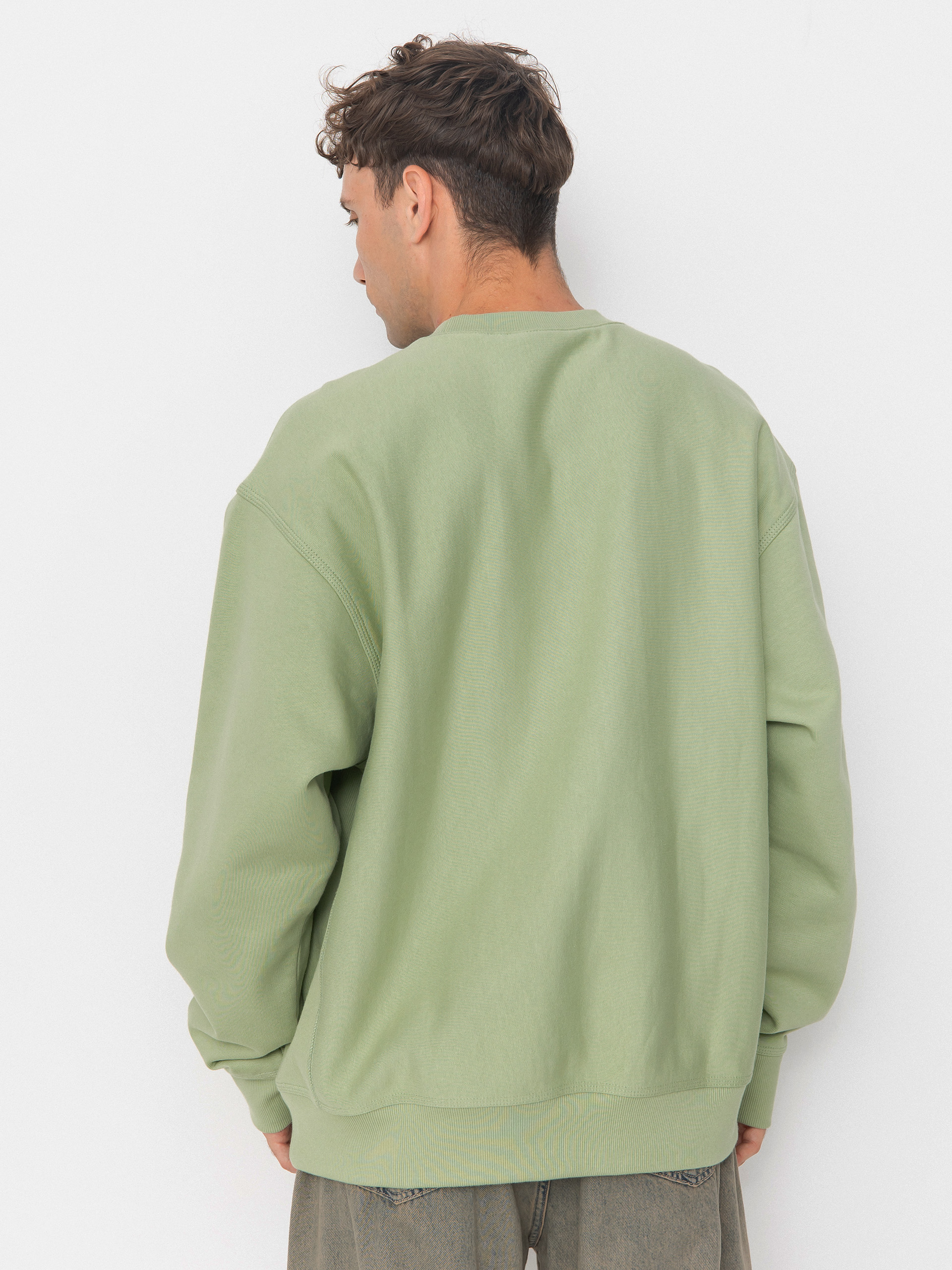 Bluza Carhartt WIP American Script (pale olive)
