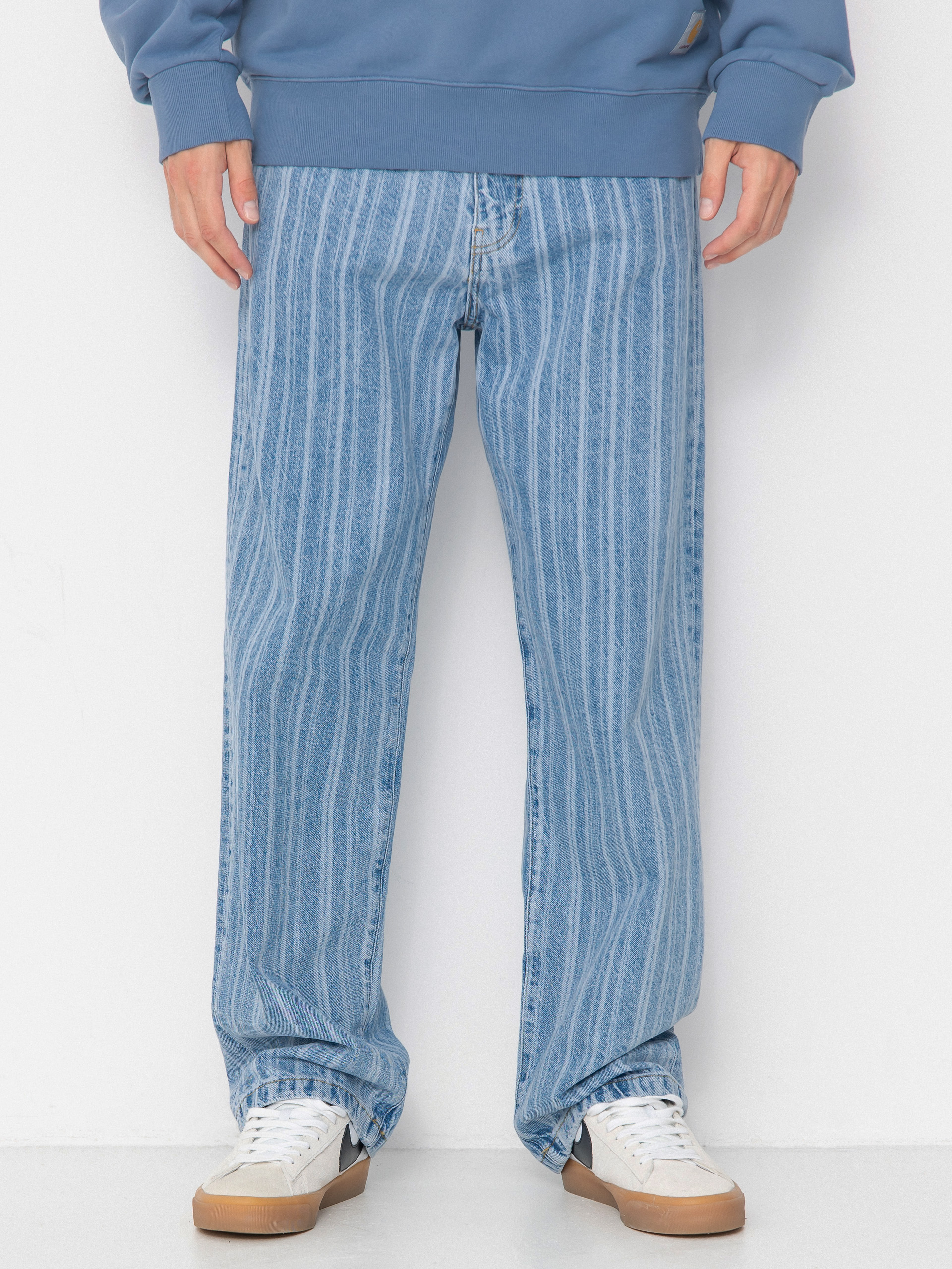 Spodnie Carhartt WIP Rylan (rylan stripe/blue/stone bleached)