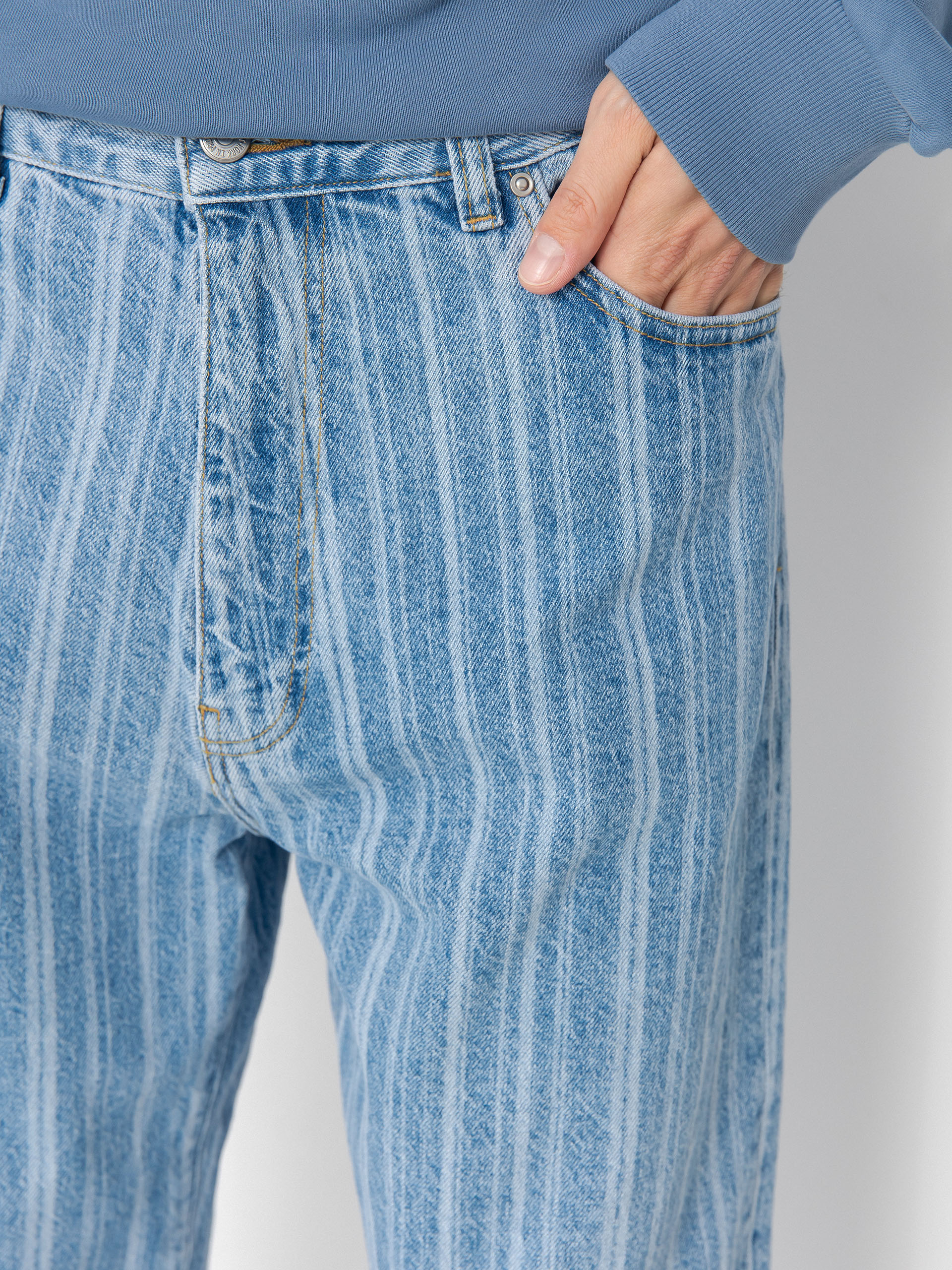 Spodnie Carhartt WIP Rylan (rylan stripe/blue/stone bleached)