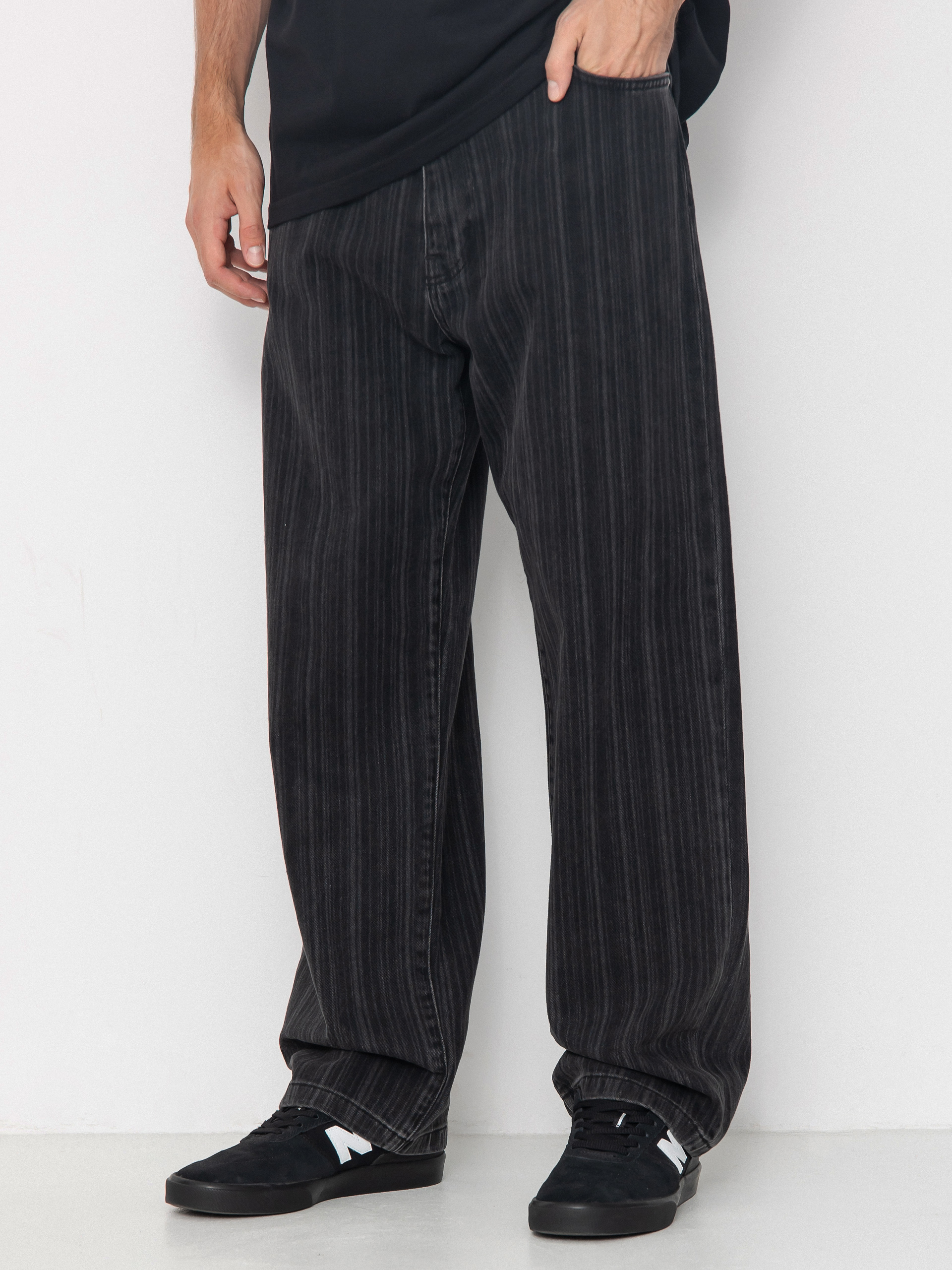 Spodnie Carhartt WIP Rylan (rylan stripe/black/stone washed)