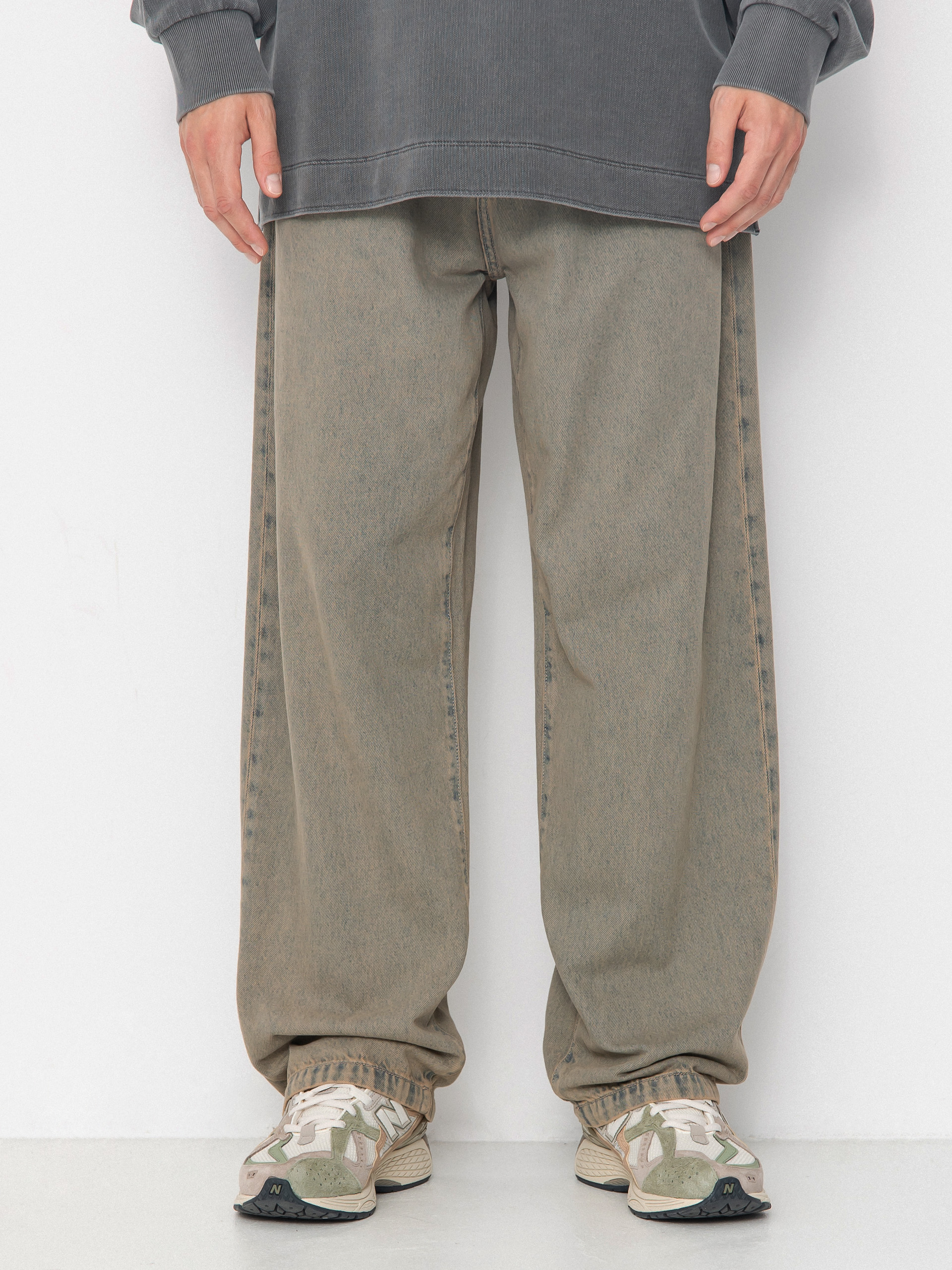 Spodnie Carhartt WIP Landon (blue/leather/garment dyed)