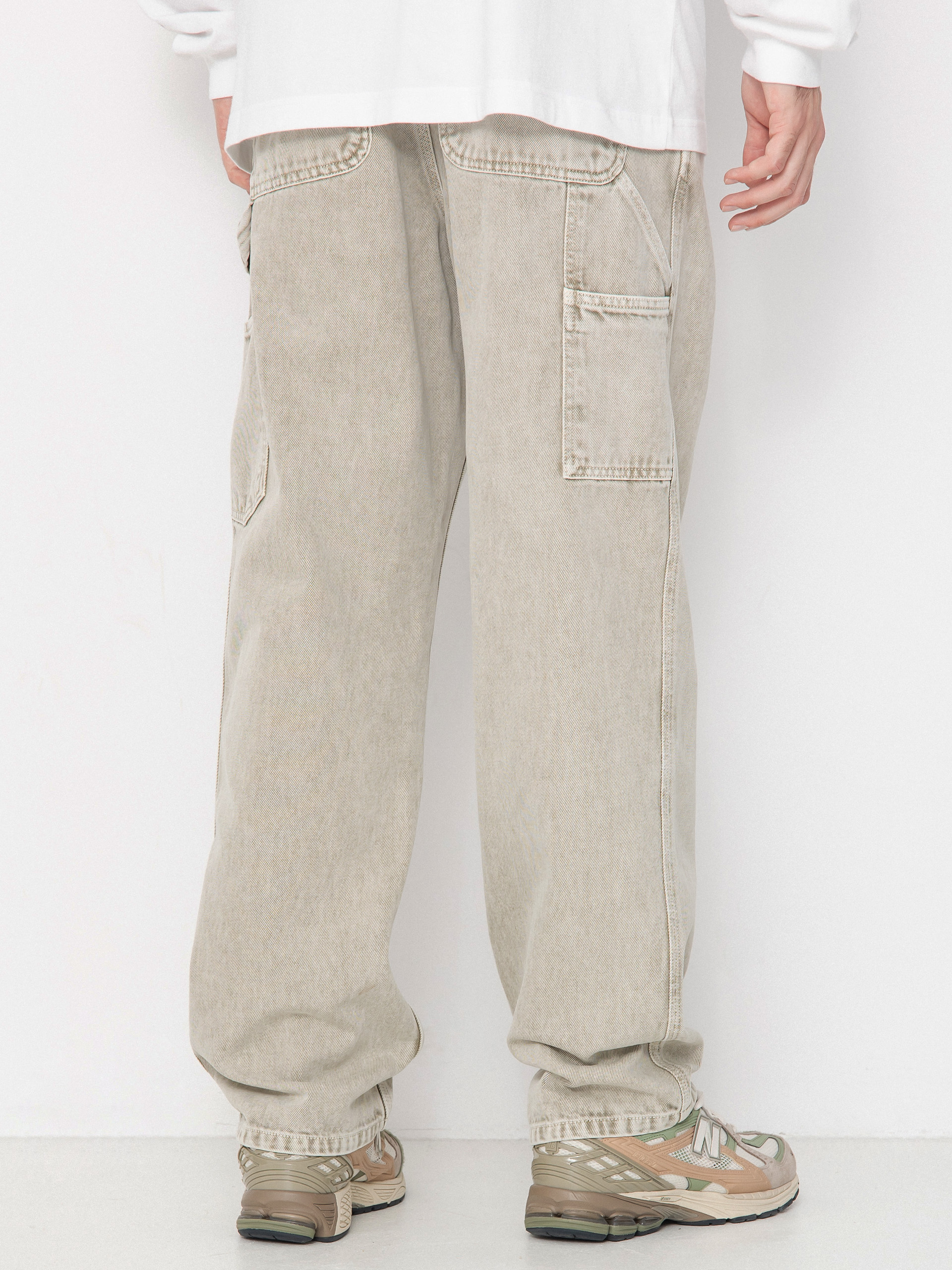 Spodnie Carhartt WIP Single Knee (opuntia/chalk wash)