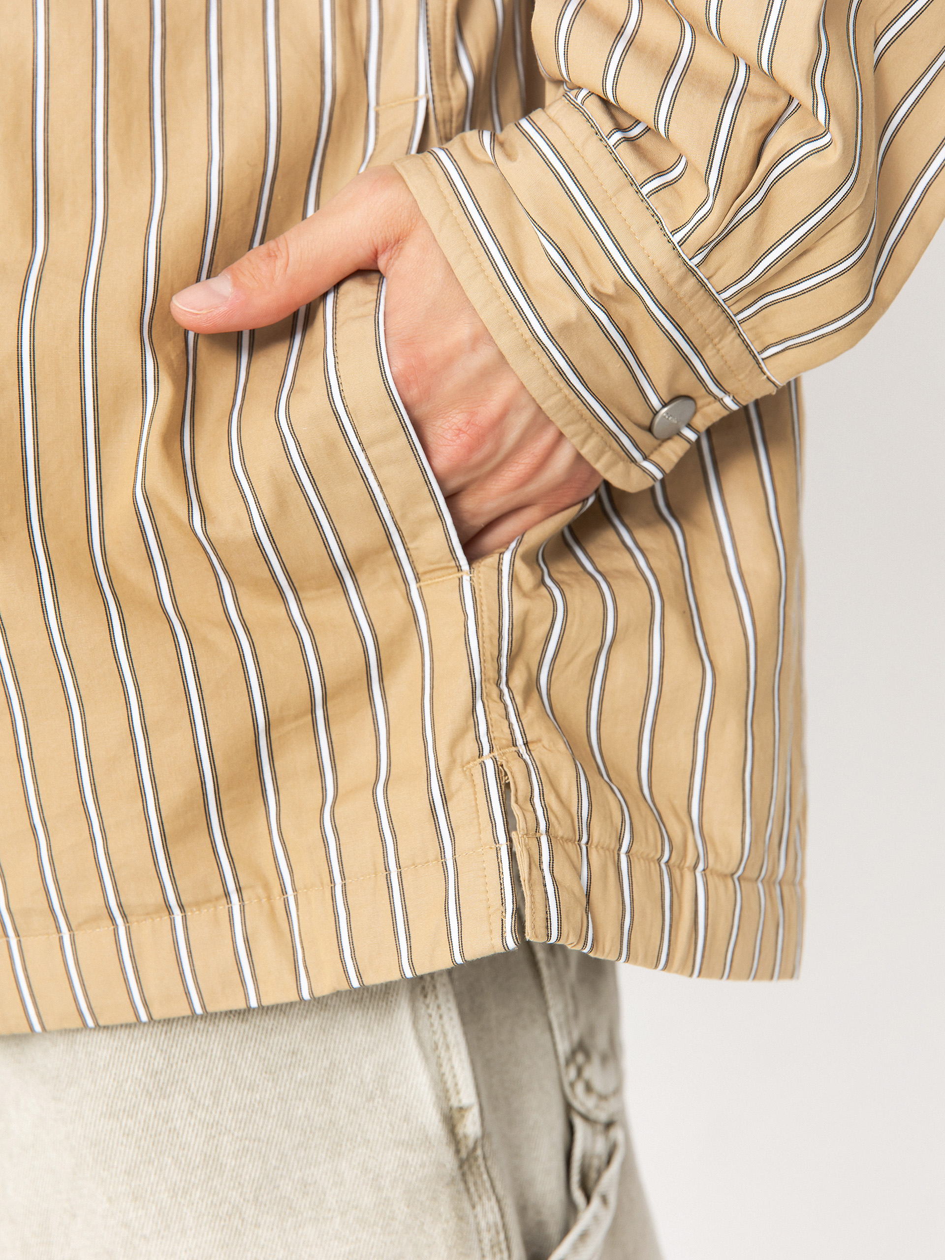 Kurtka Carhartt WIP Grimsby (grimsby stripe/dusty h brown)