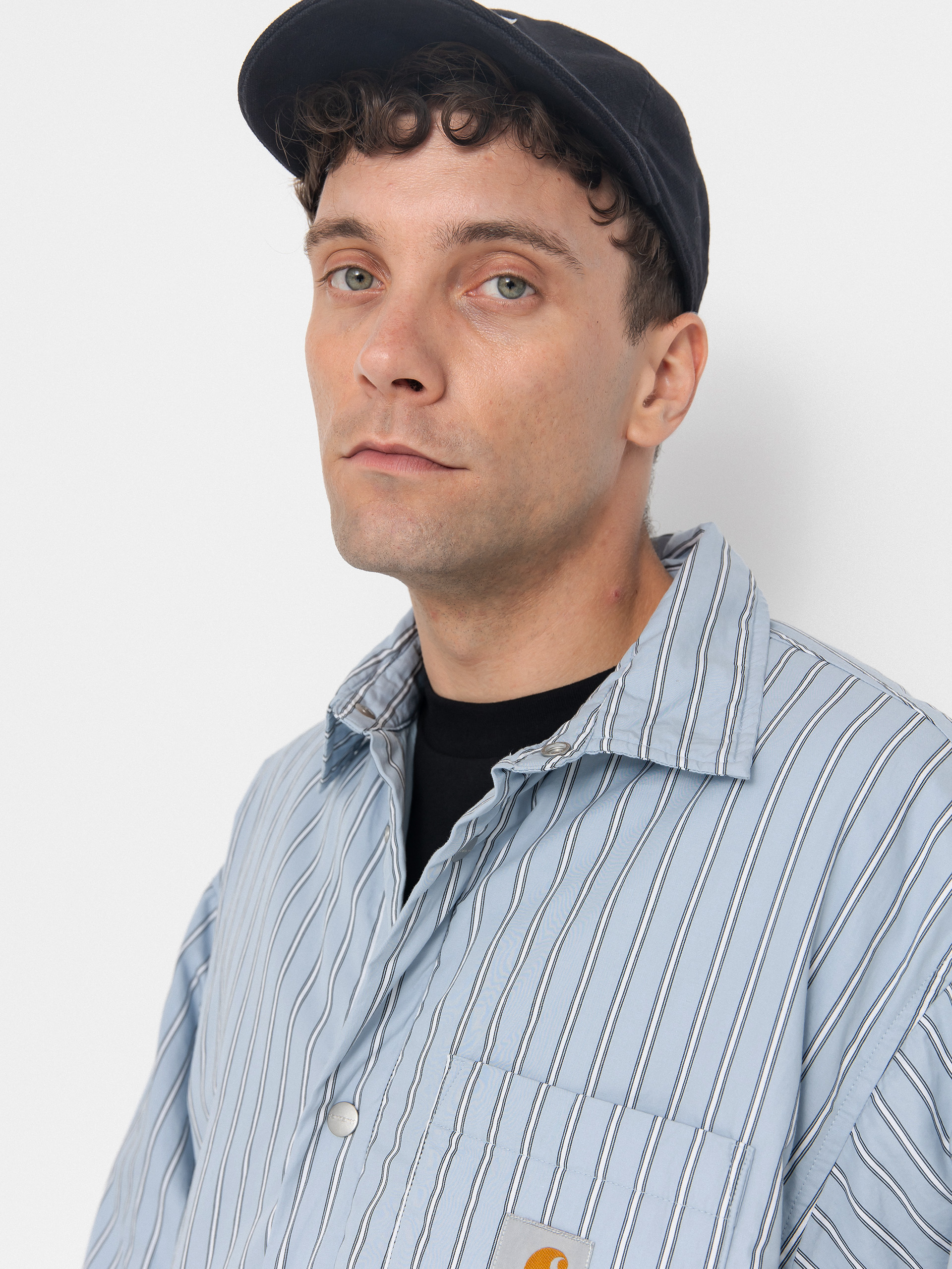 Kurtka Carhartt WIP Grimsby (grimsby stripe/blue fog)