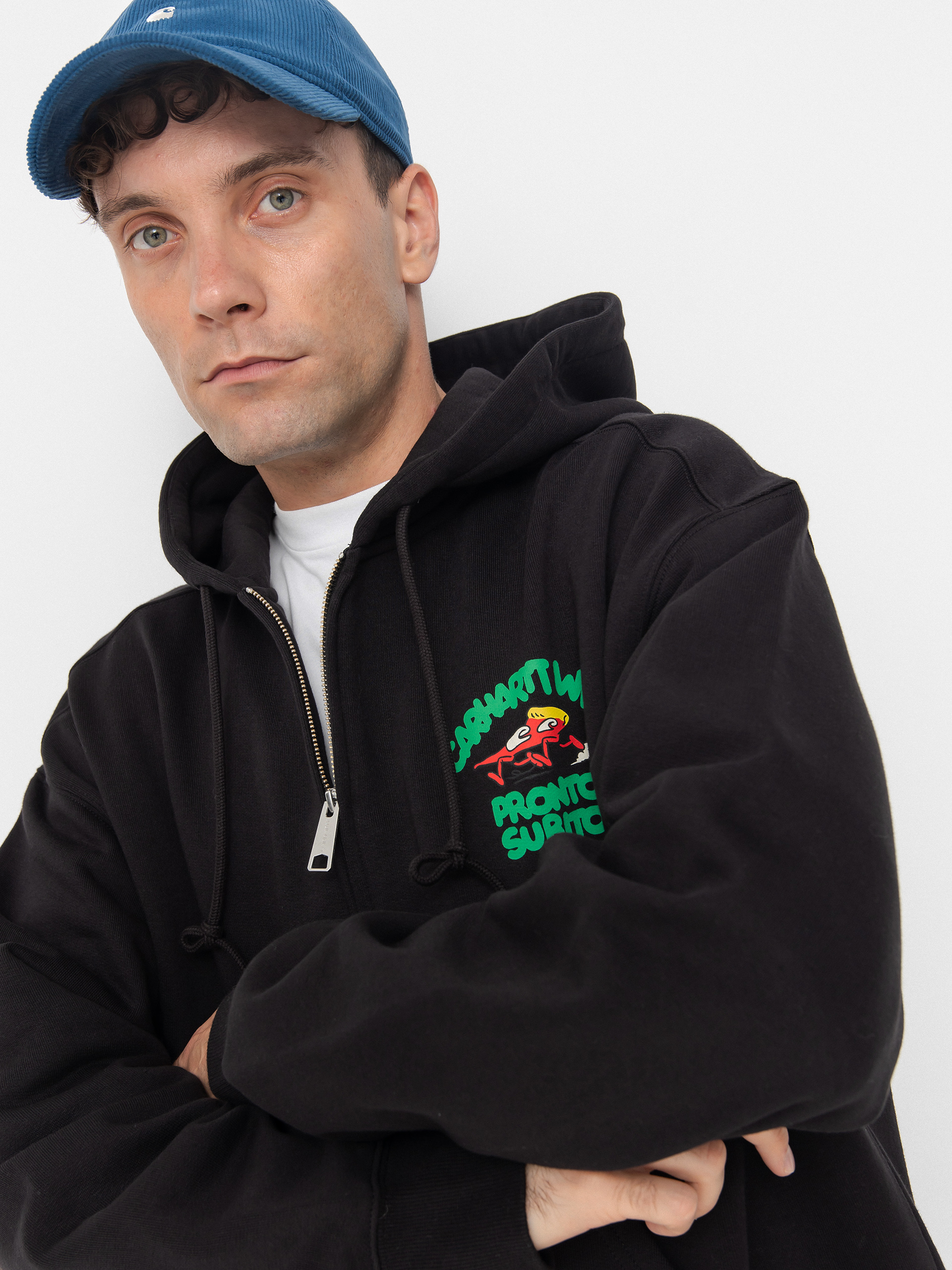 Bluza z kapturem Carhartt WIP Pronto ZHD (black)