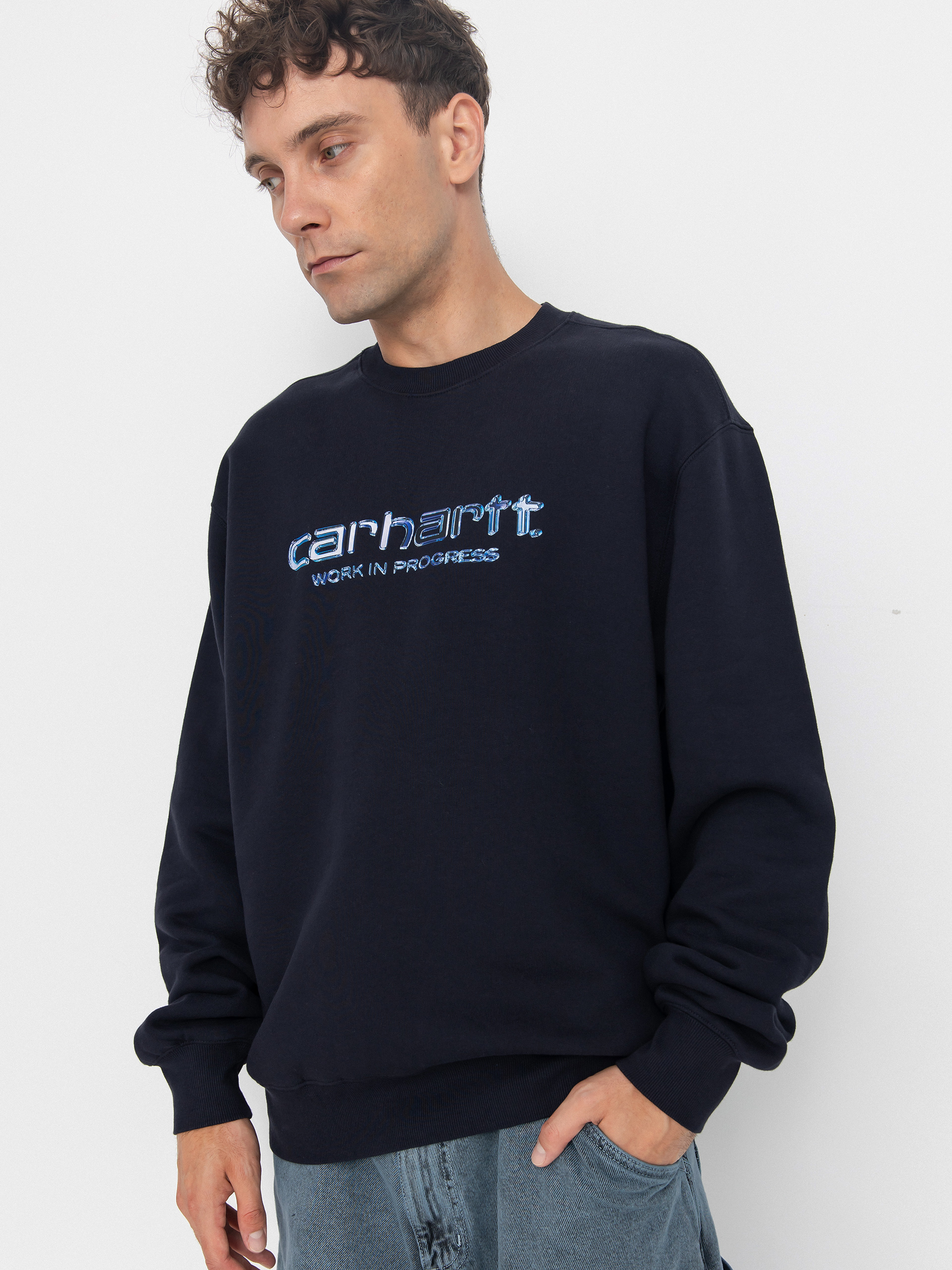 Bluza Carhartt WIP Solar Chrome (dark navy)