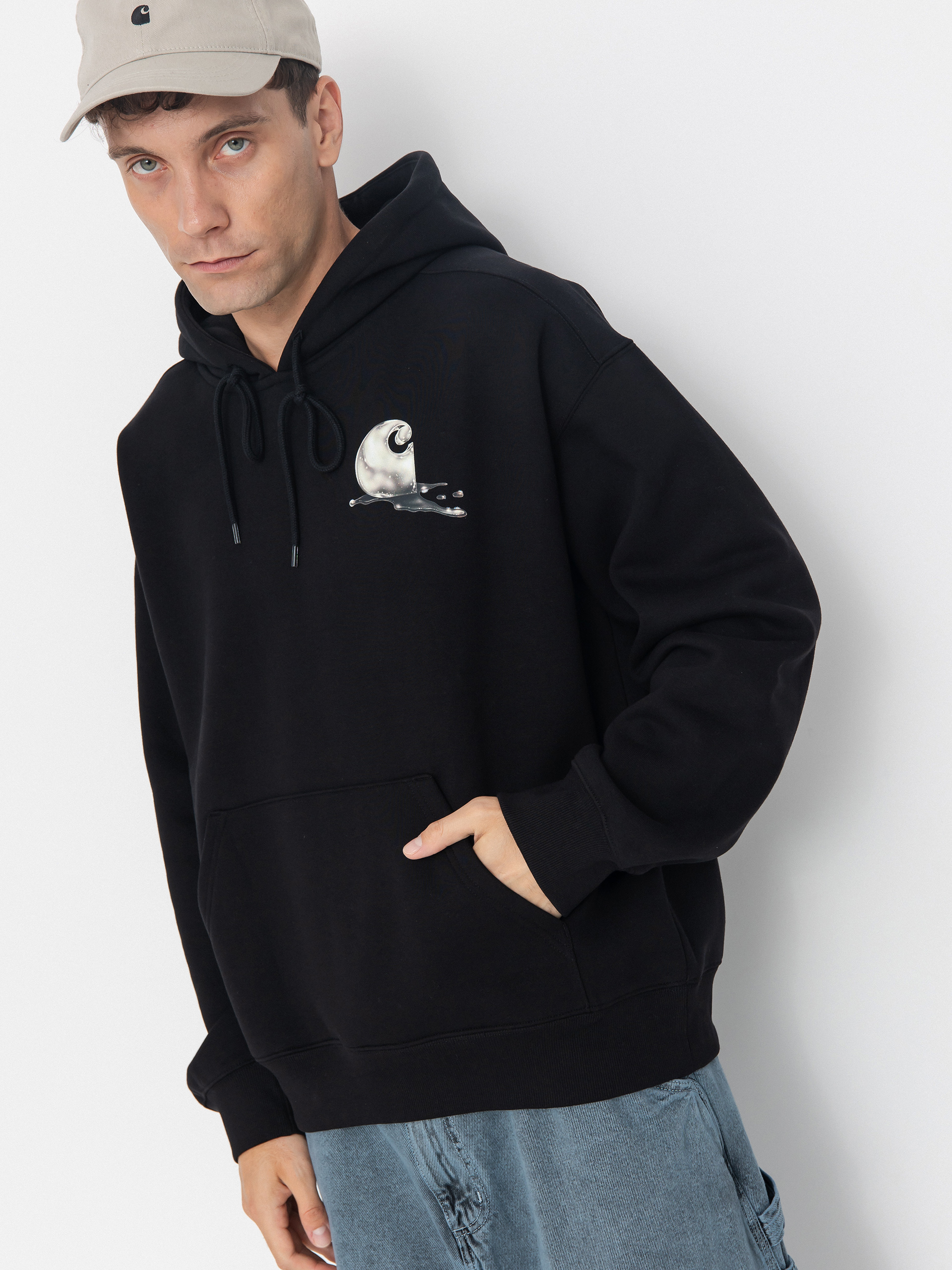 Bluza z kapturem Carhartt WIP Jake Garcia HD (black)