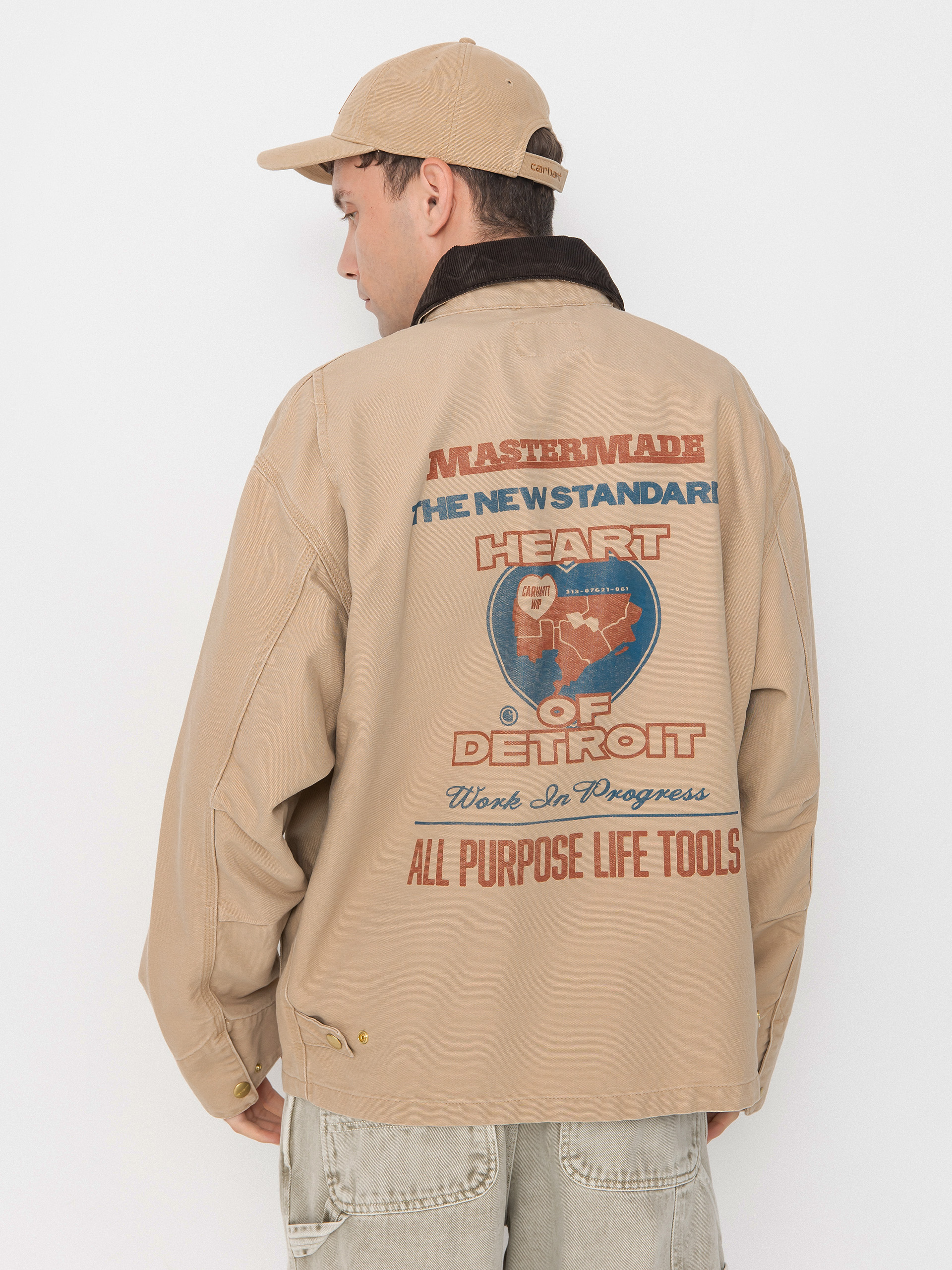 Kurtka Carhartt WIP OG Arcan Graphic (dusty h brown/tobacco/heavy stone wash)
