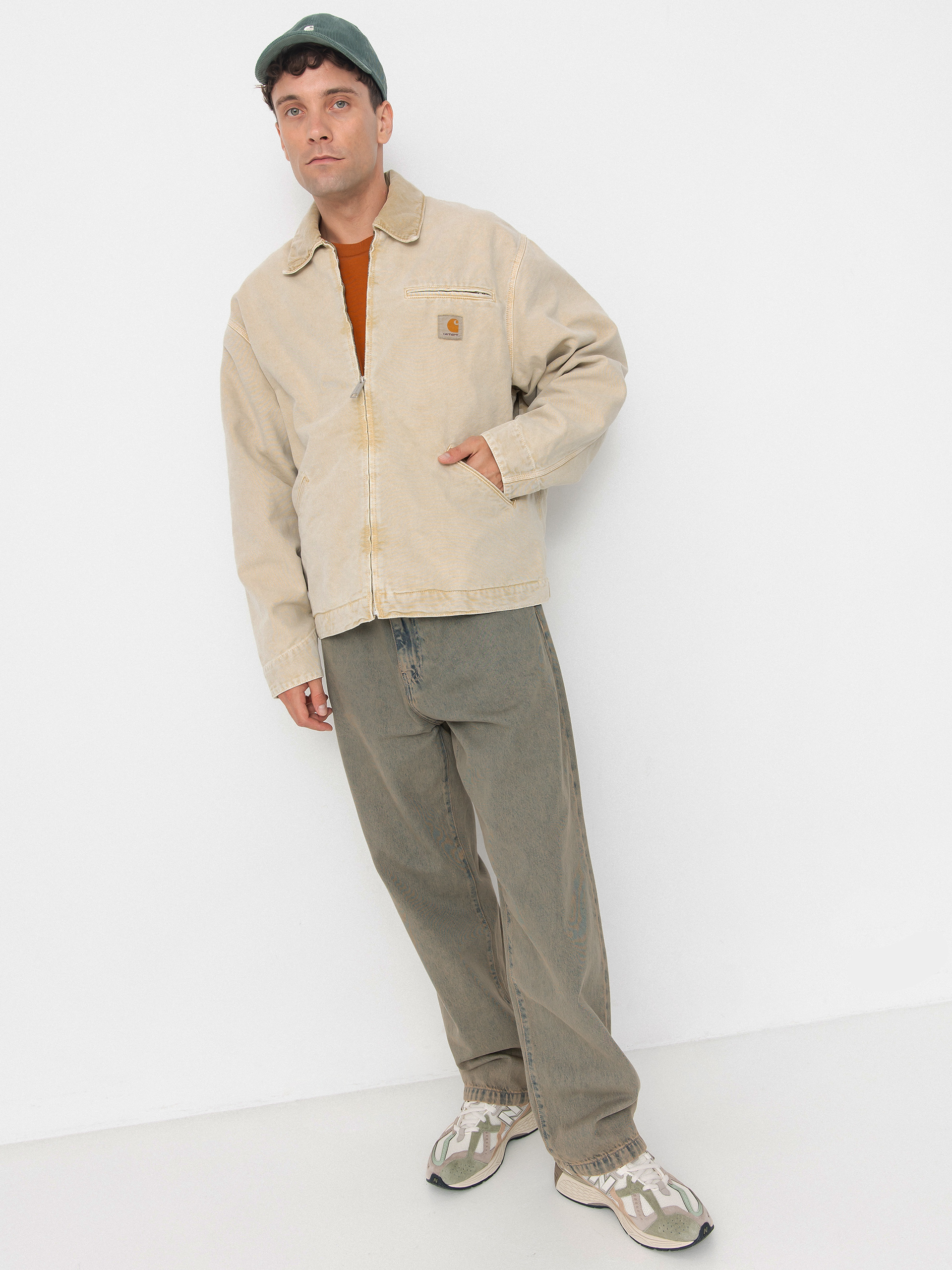 Kurtka Carhartt WIP OG Detroit (dusty h brown/dusty h brown/chalk wash)