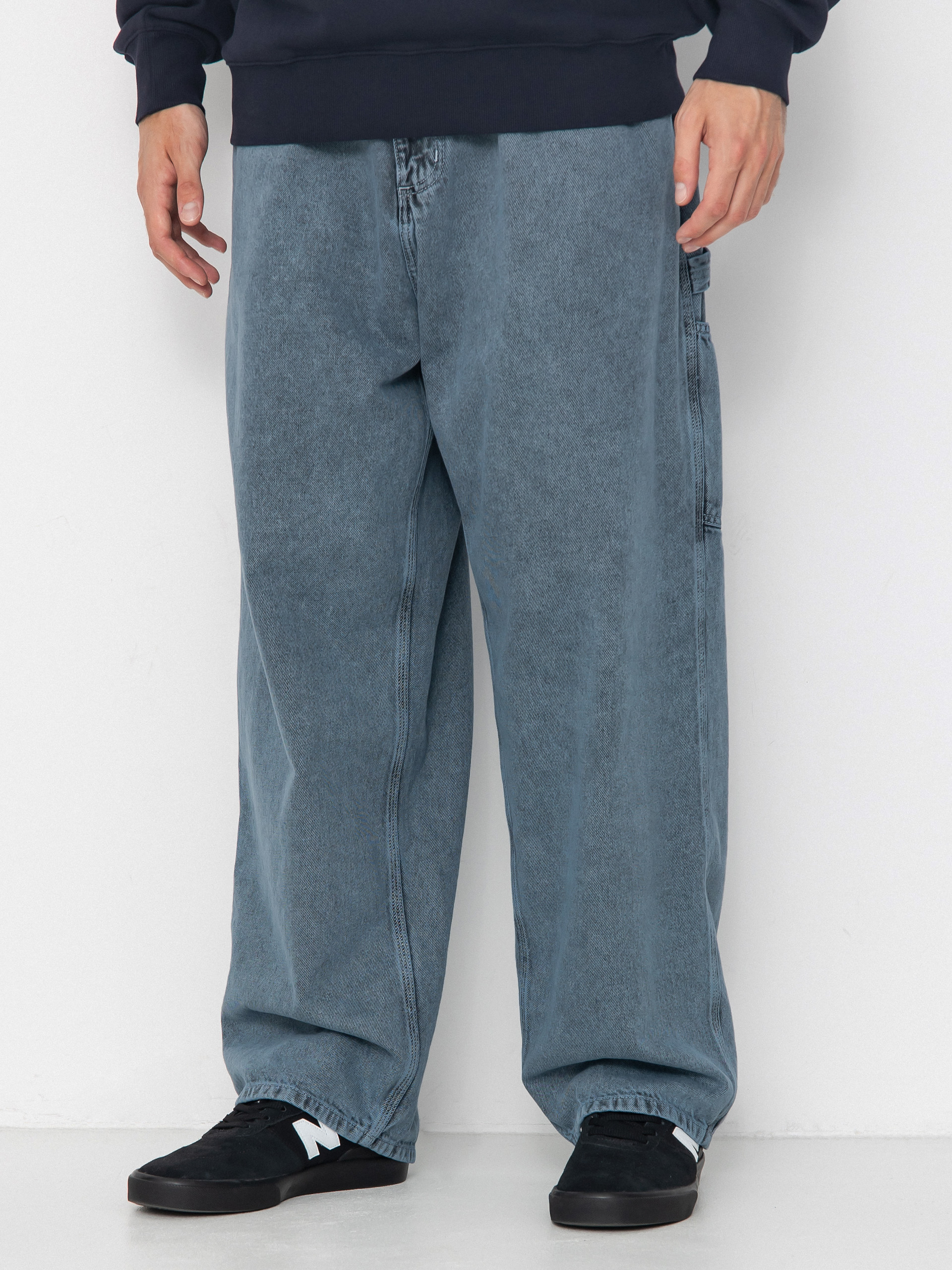 Spodnie Carhartt WIP OG Single Knee (black/blue fog/garment dyed)