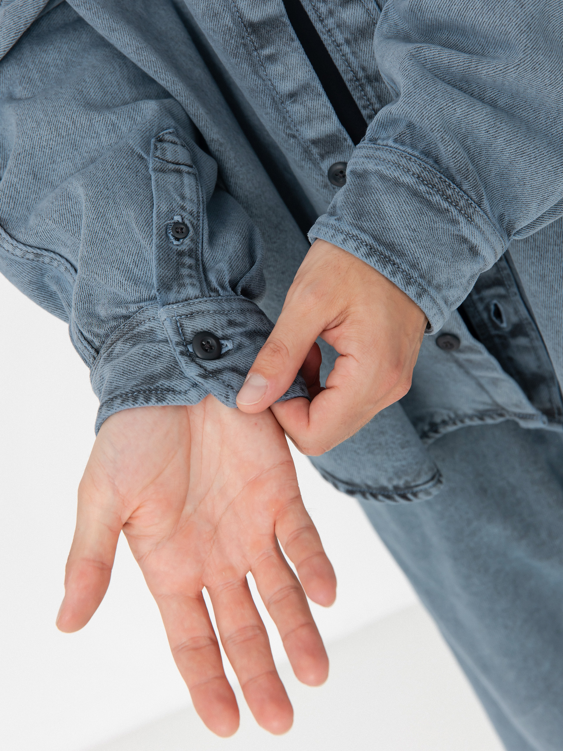 Kurtka Carhartt WIP Tigan (black/blue fog/garment dyed)