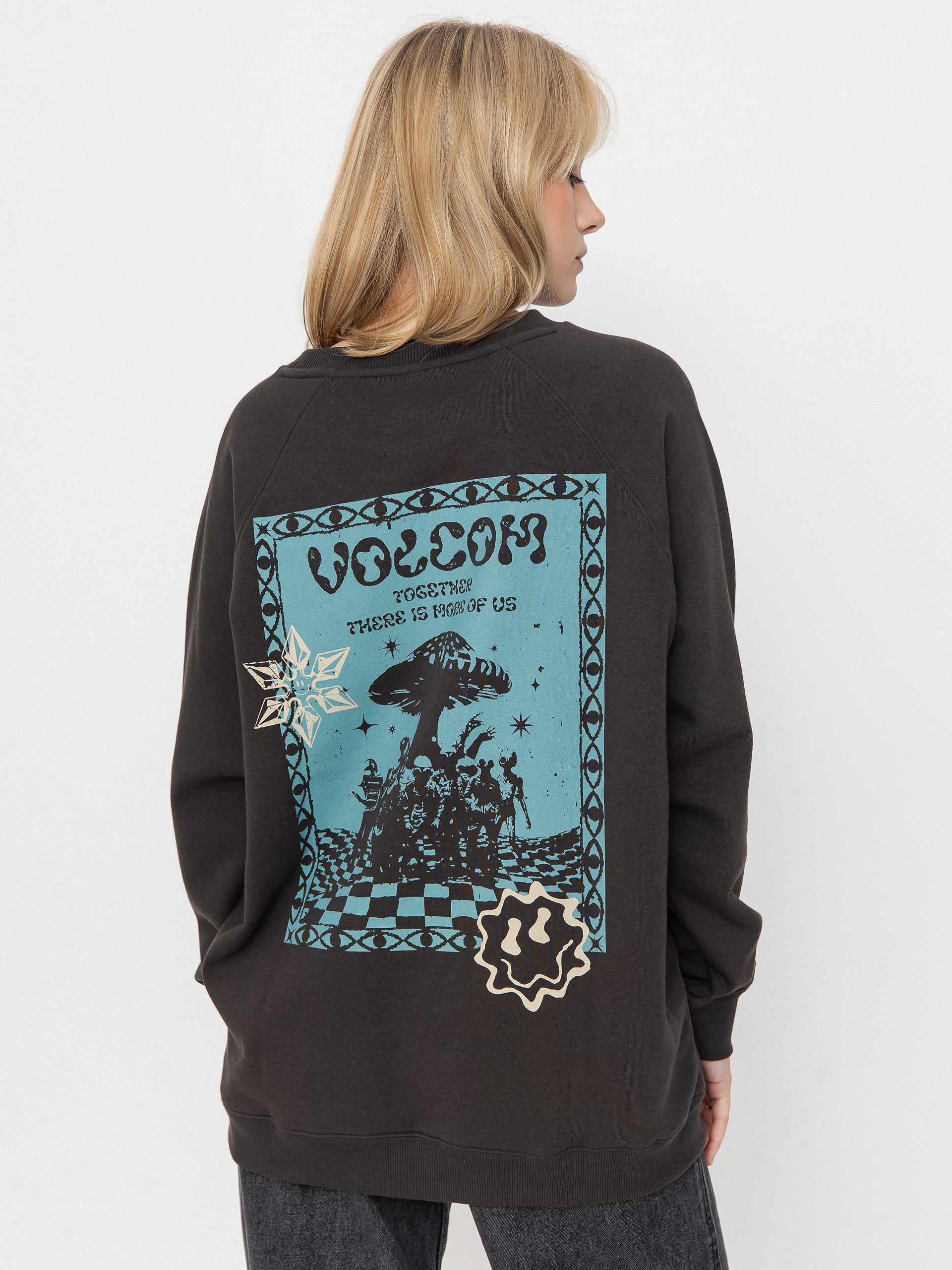 Bluza Volcom Fa F Rygalski Bf Crew Wmn (vintage black)
