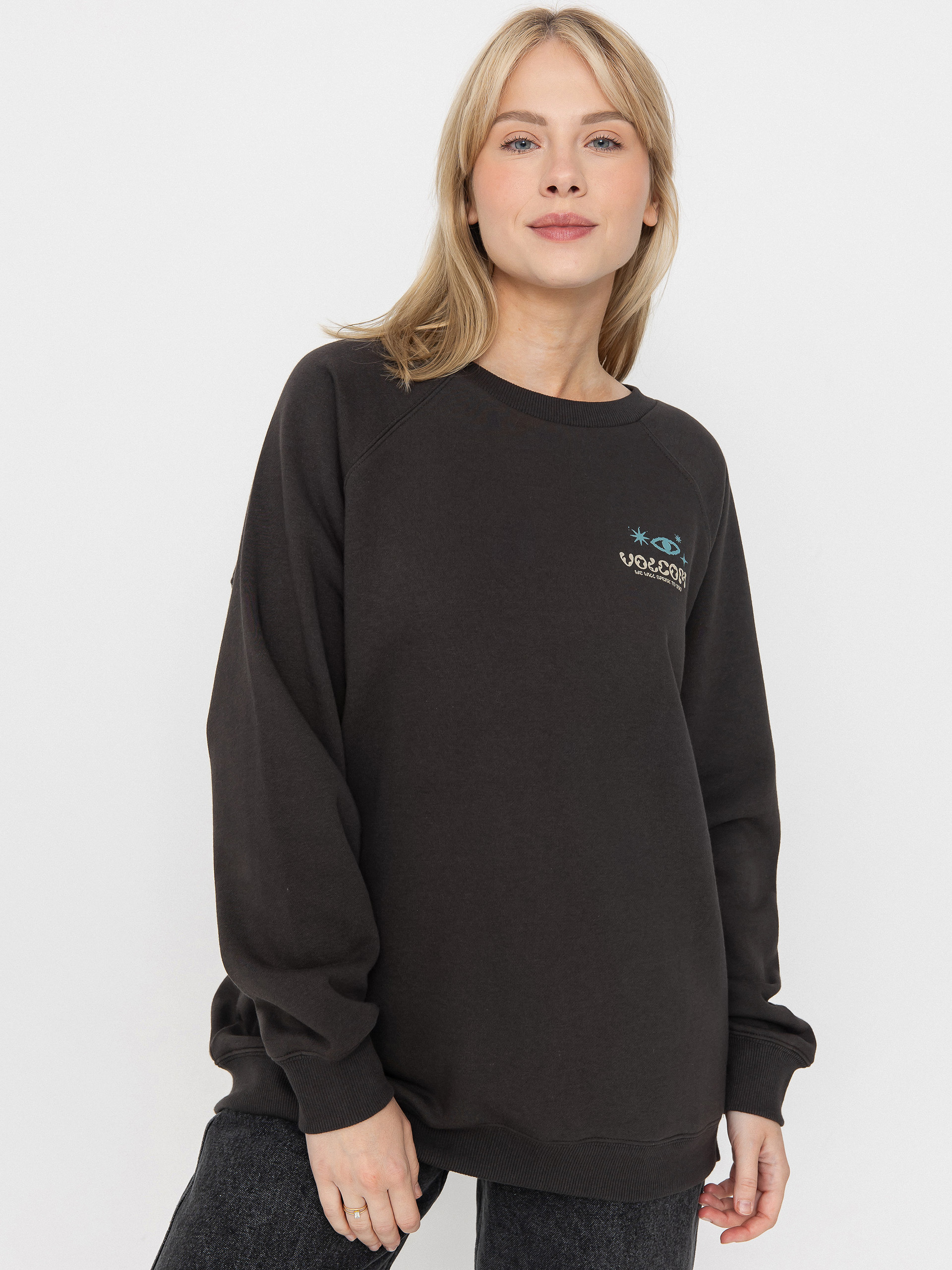 Bluza Volcom Fa F Rygalski Bf Crew Wmn (vintage black)