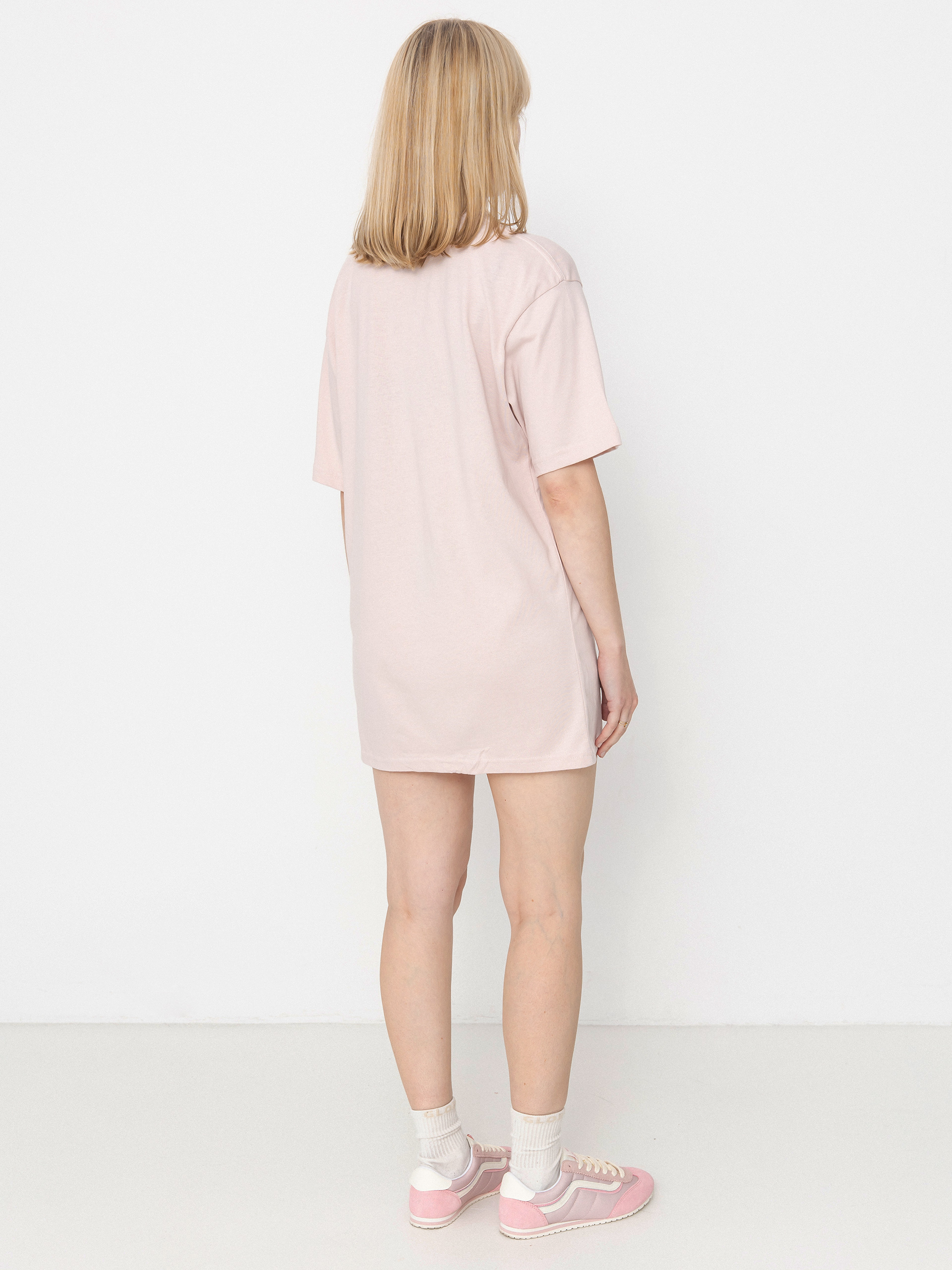 T-shirt Vans Left Chest Logo Em Wmn (sepia rose)