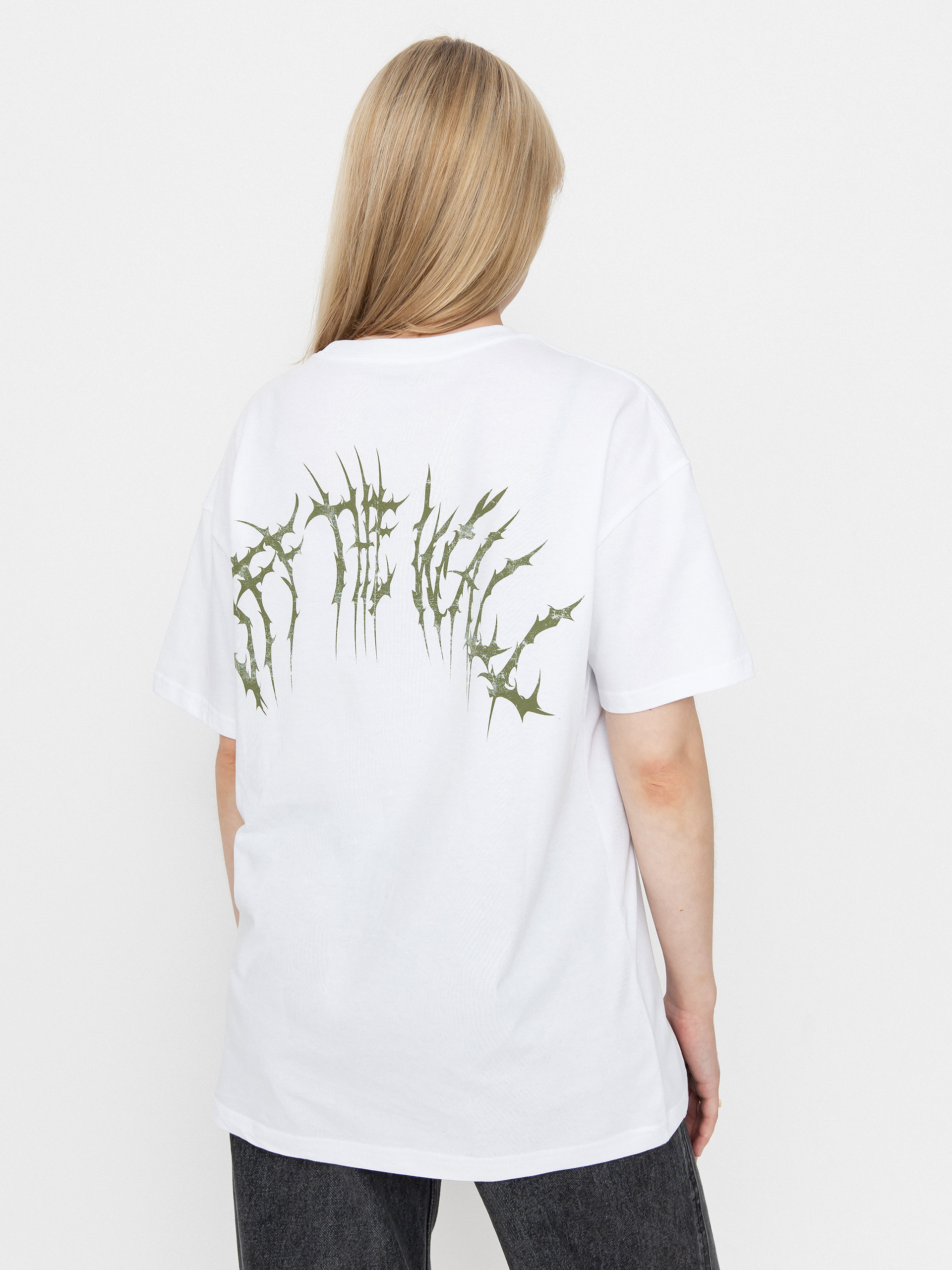 T-shirt Vans Metal University Oversized Wmn (white)