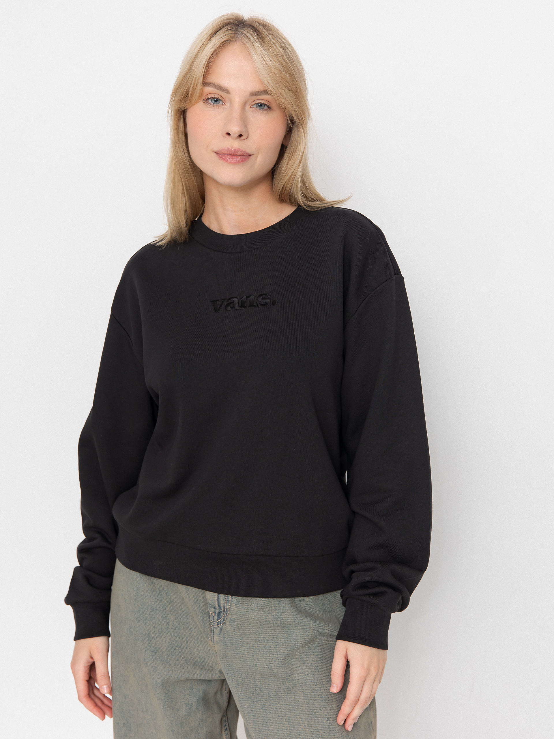 Bluza Vans W Essential H Ft Rlx Crew Wmn (black)